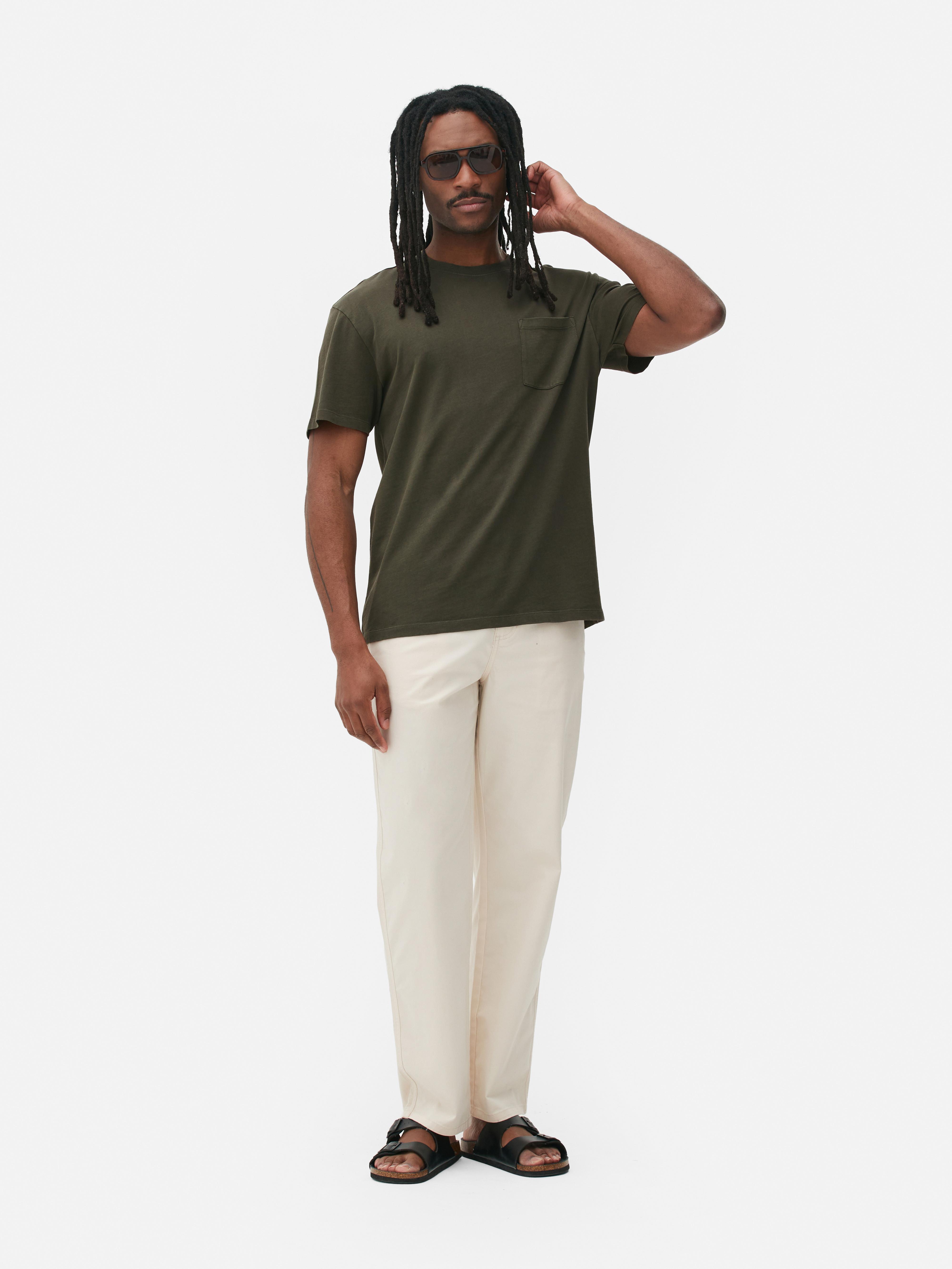 Men's Olive The Stronghold Pocket T-Shirt | Primark