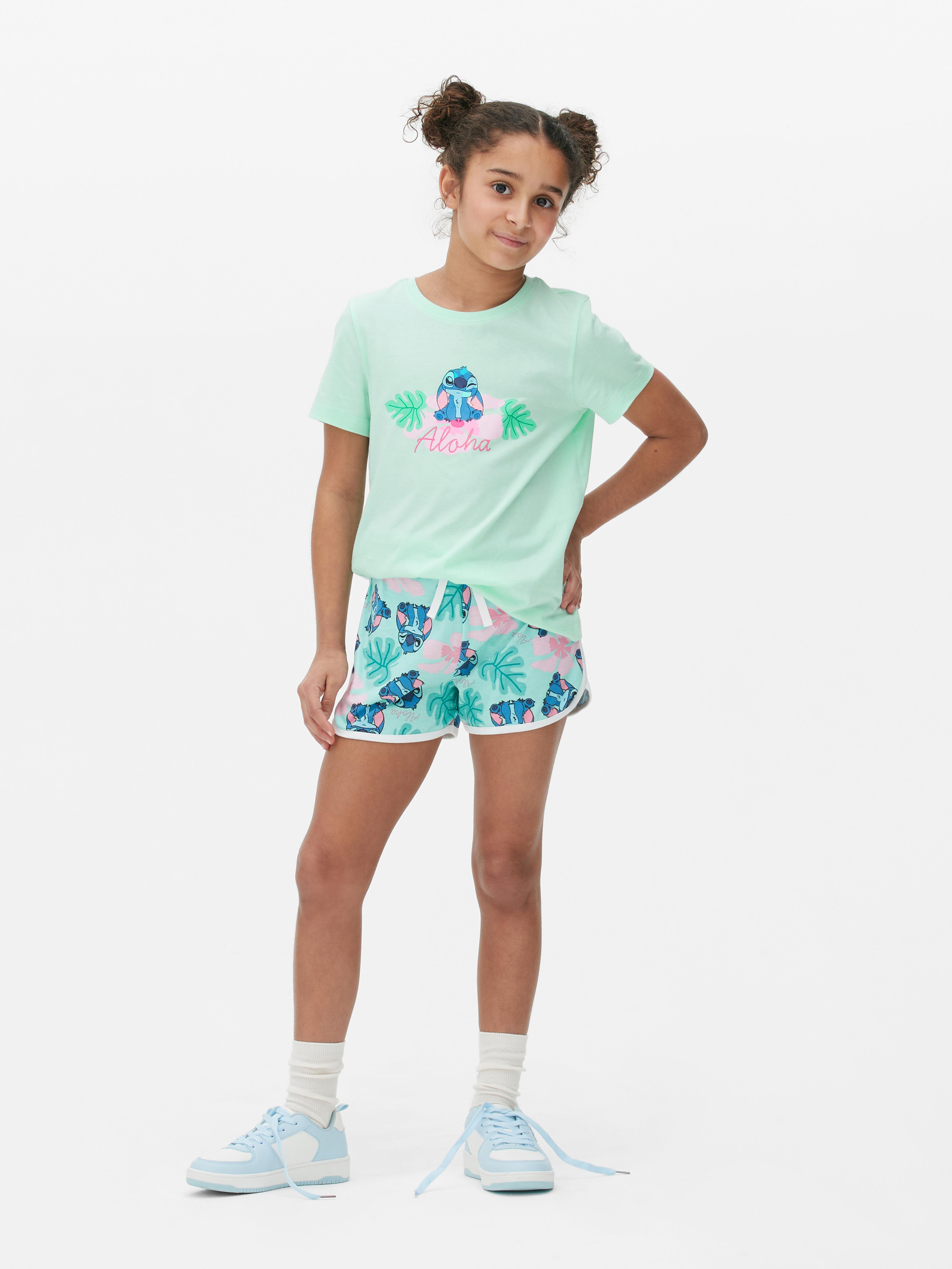 Pantaloncini con stampa Lilo & Stitch Disney