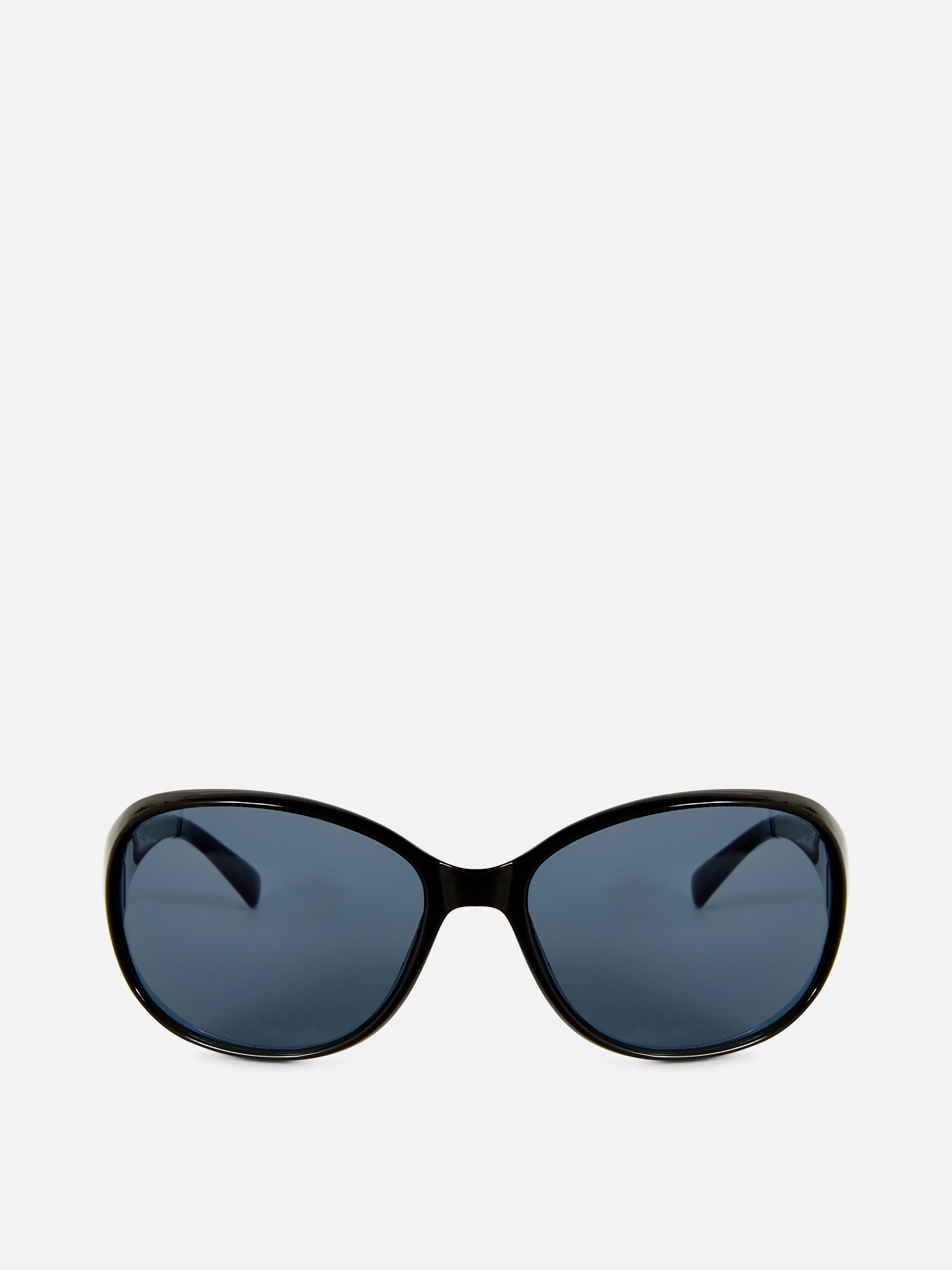 PUGS Sunglasses Shiny Black Metal Frame / Spring Temples UV400 - NWT 