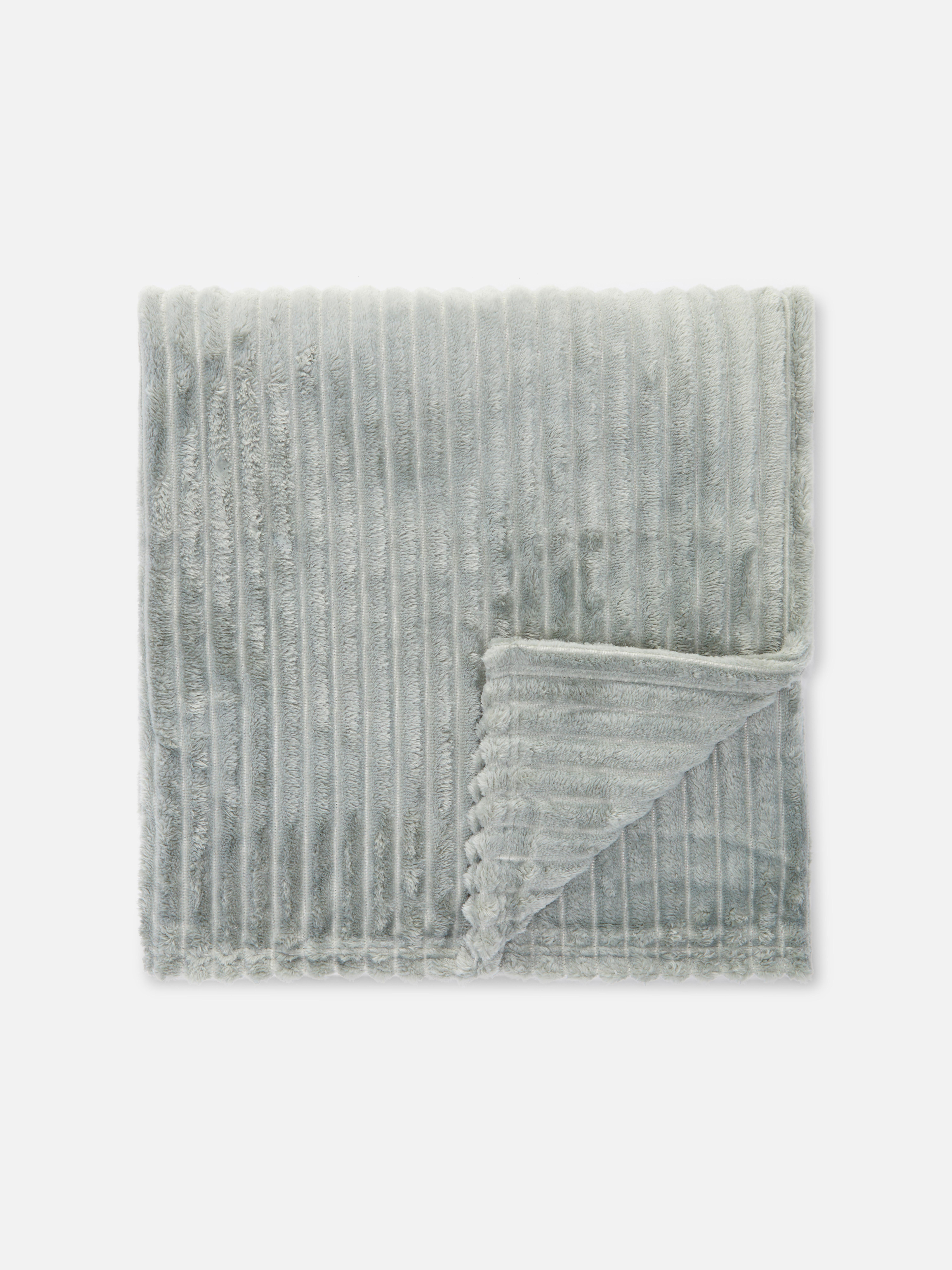 Small Ribbed Texture Throw