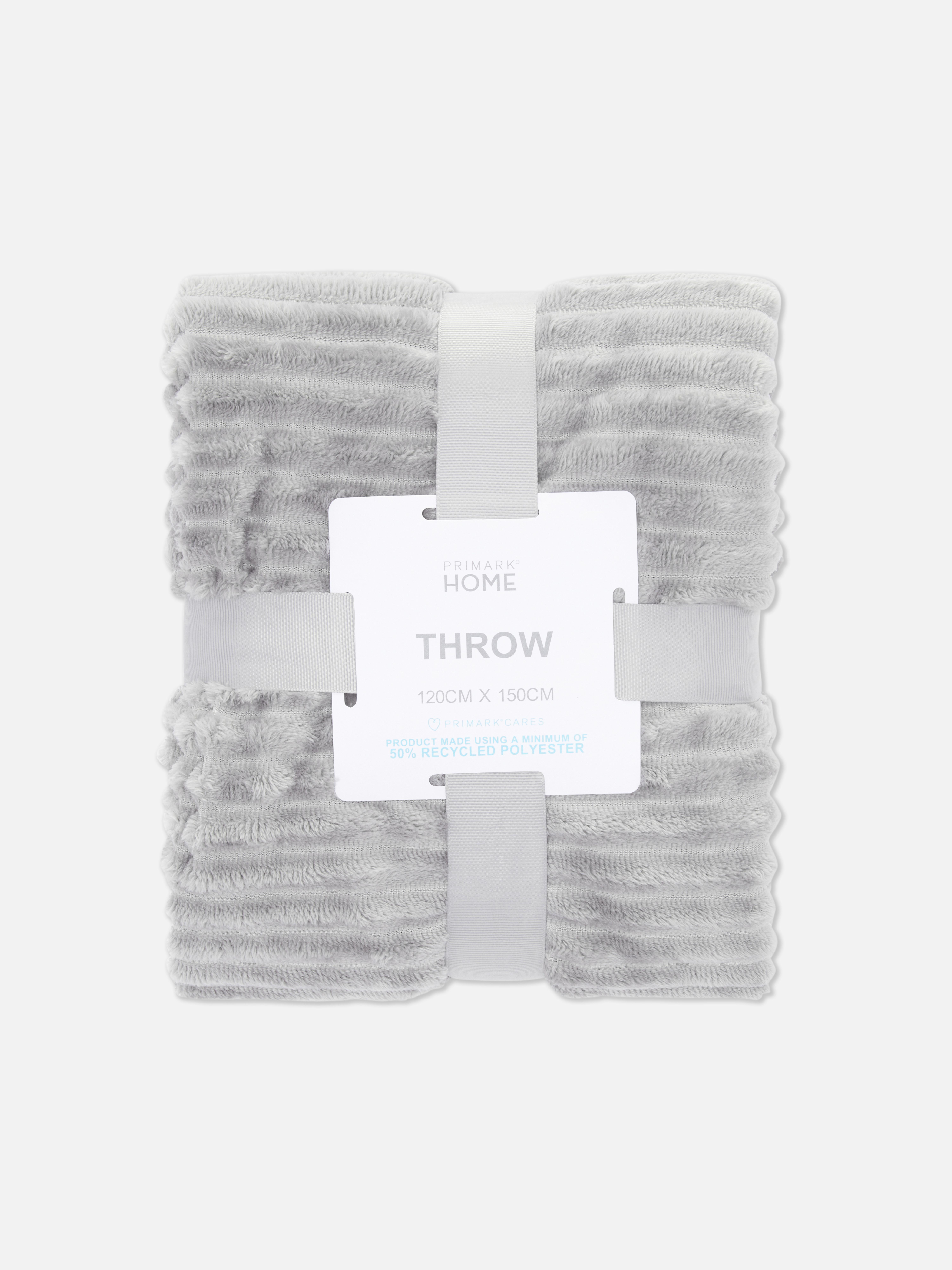 Small Ribbed Texture Throw