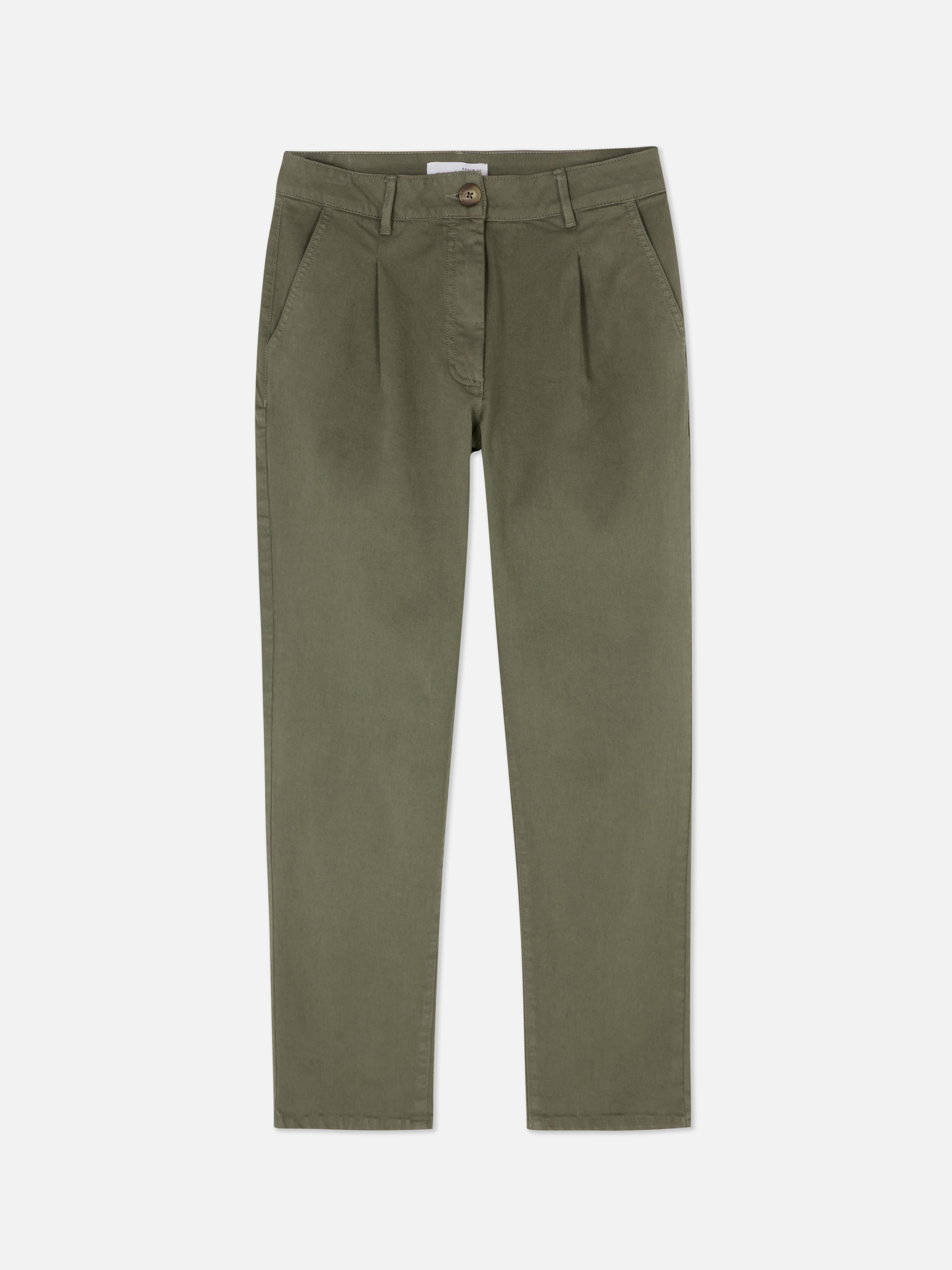 Pantalones chinos de corte cónico