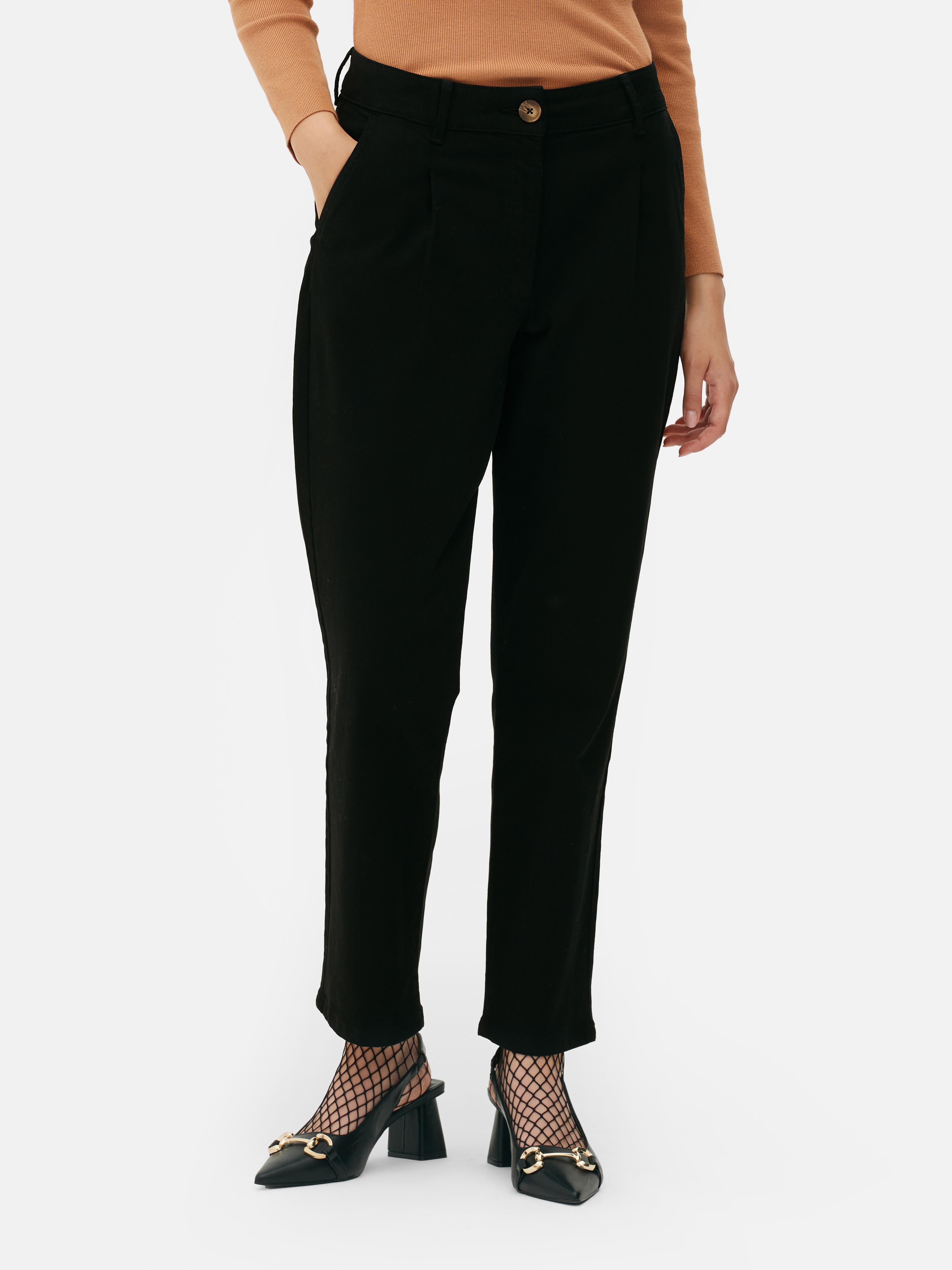 Black skinny chinos store womens