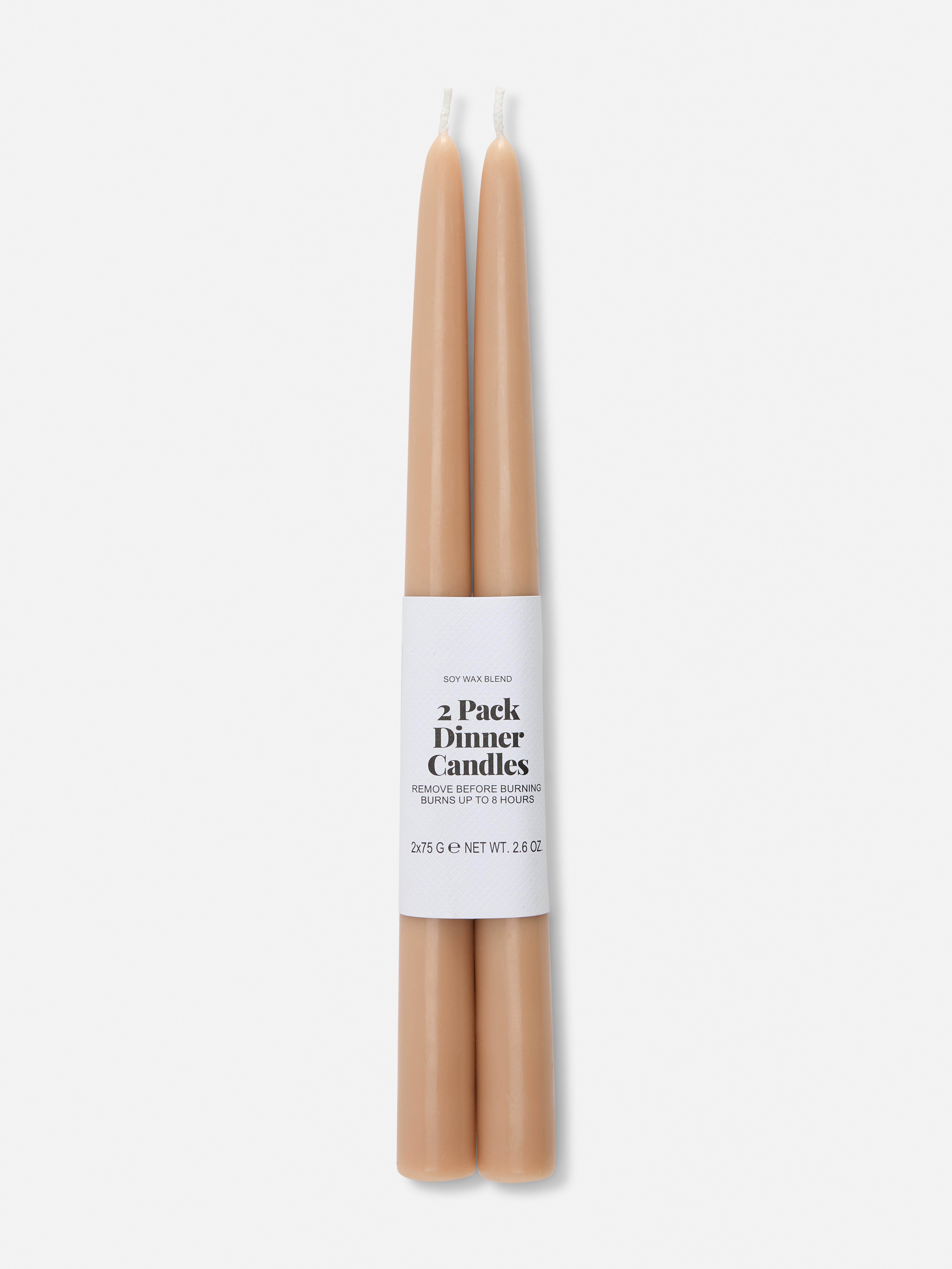 2pk Dinner Candles