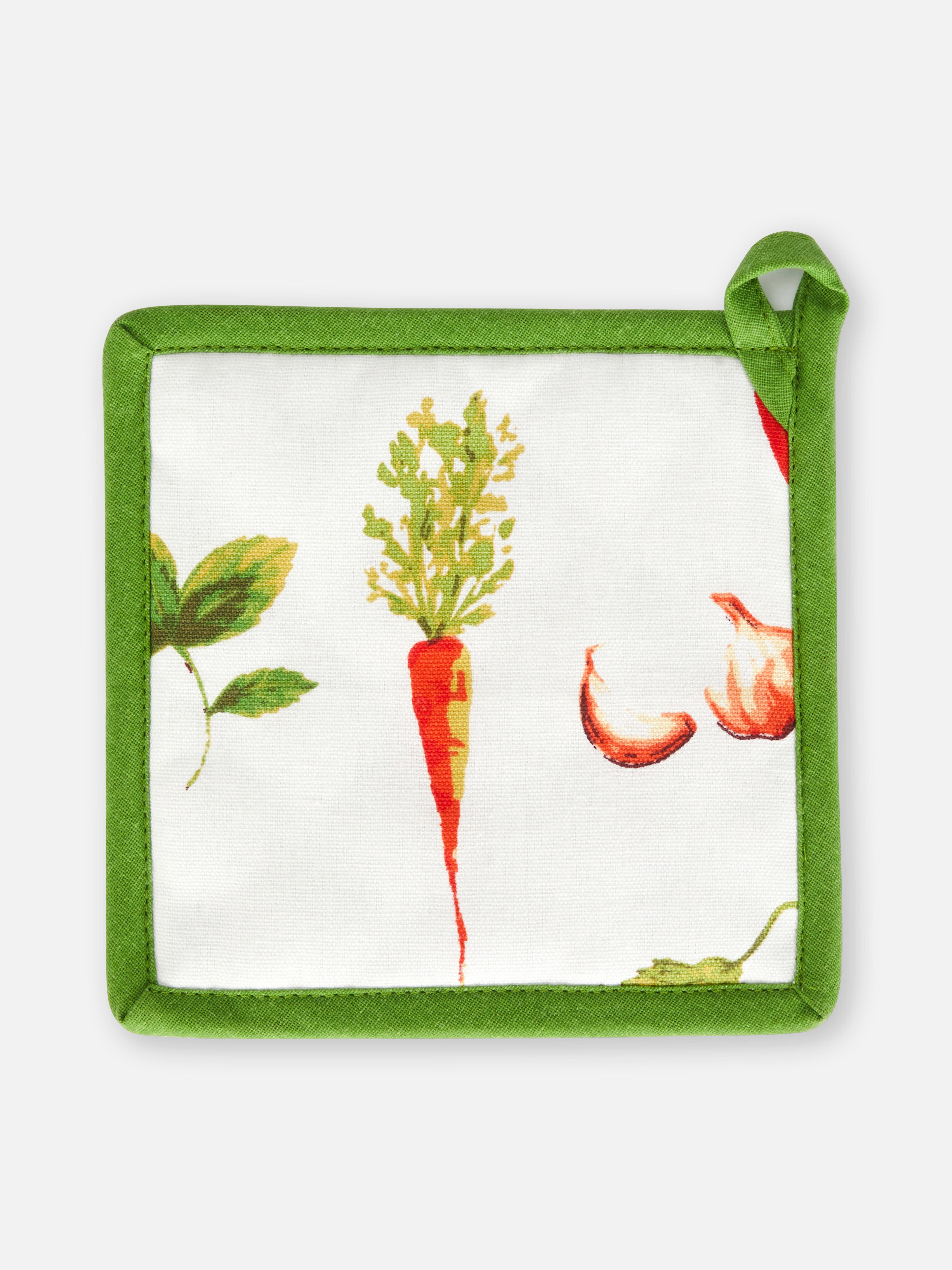 Vegetable Print Pot Holder
