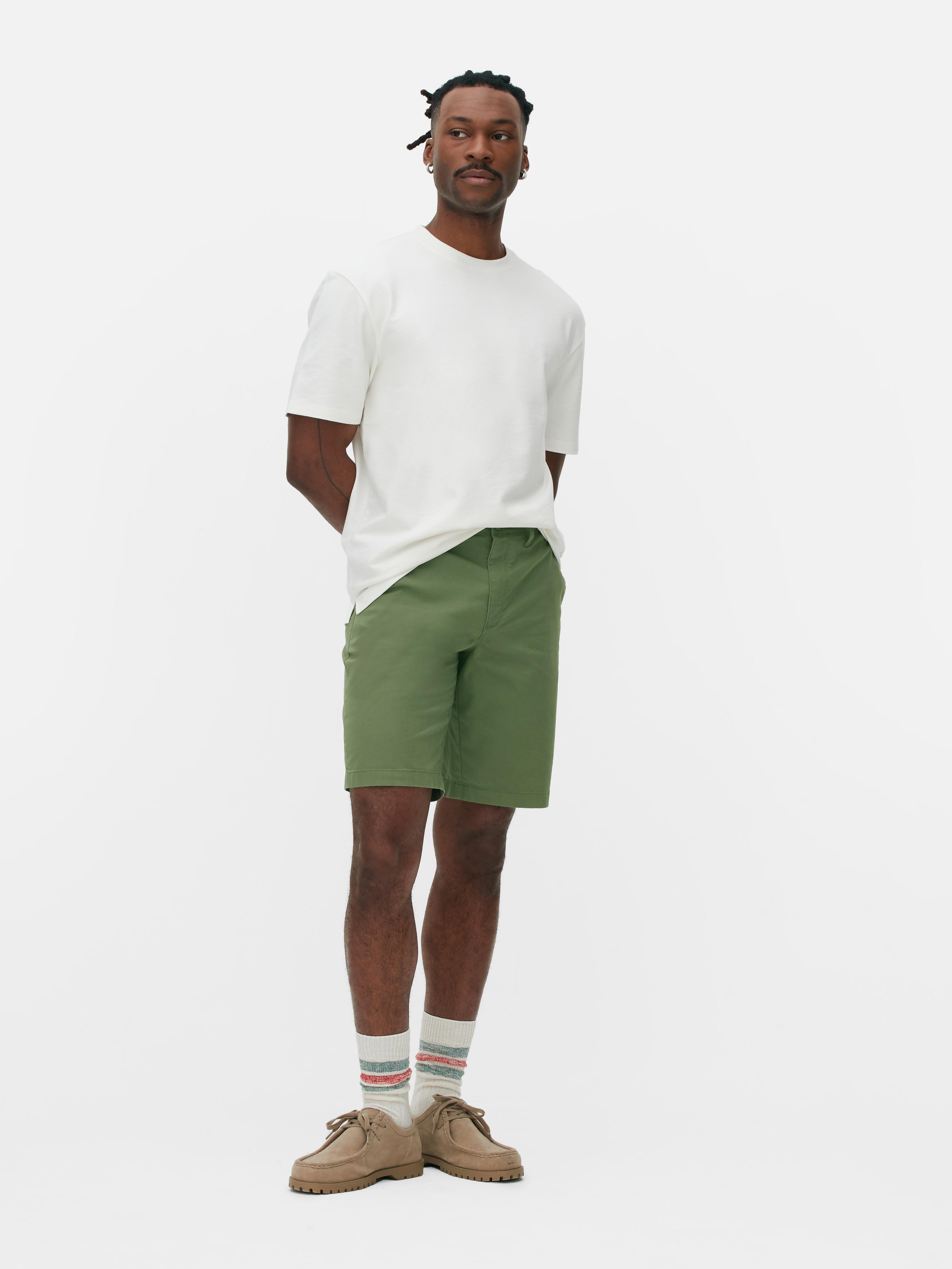 Men's Khaki The Stronghold Chino Shorts 