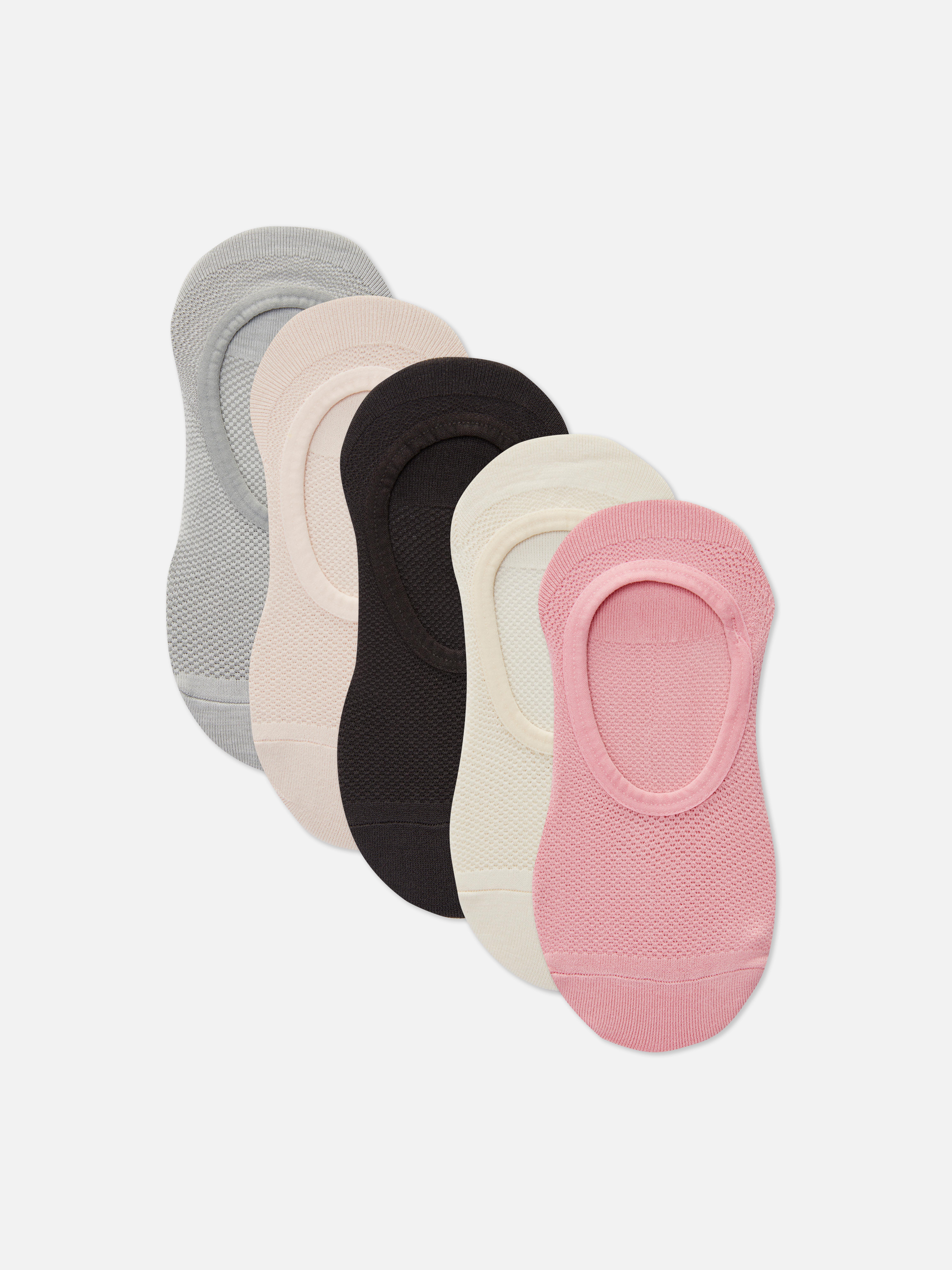 Pack de 5 pares de calcetines invisibles deportivos