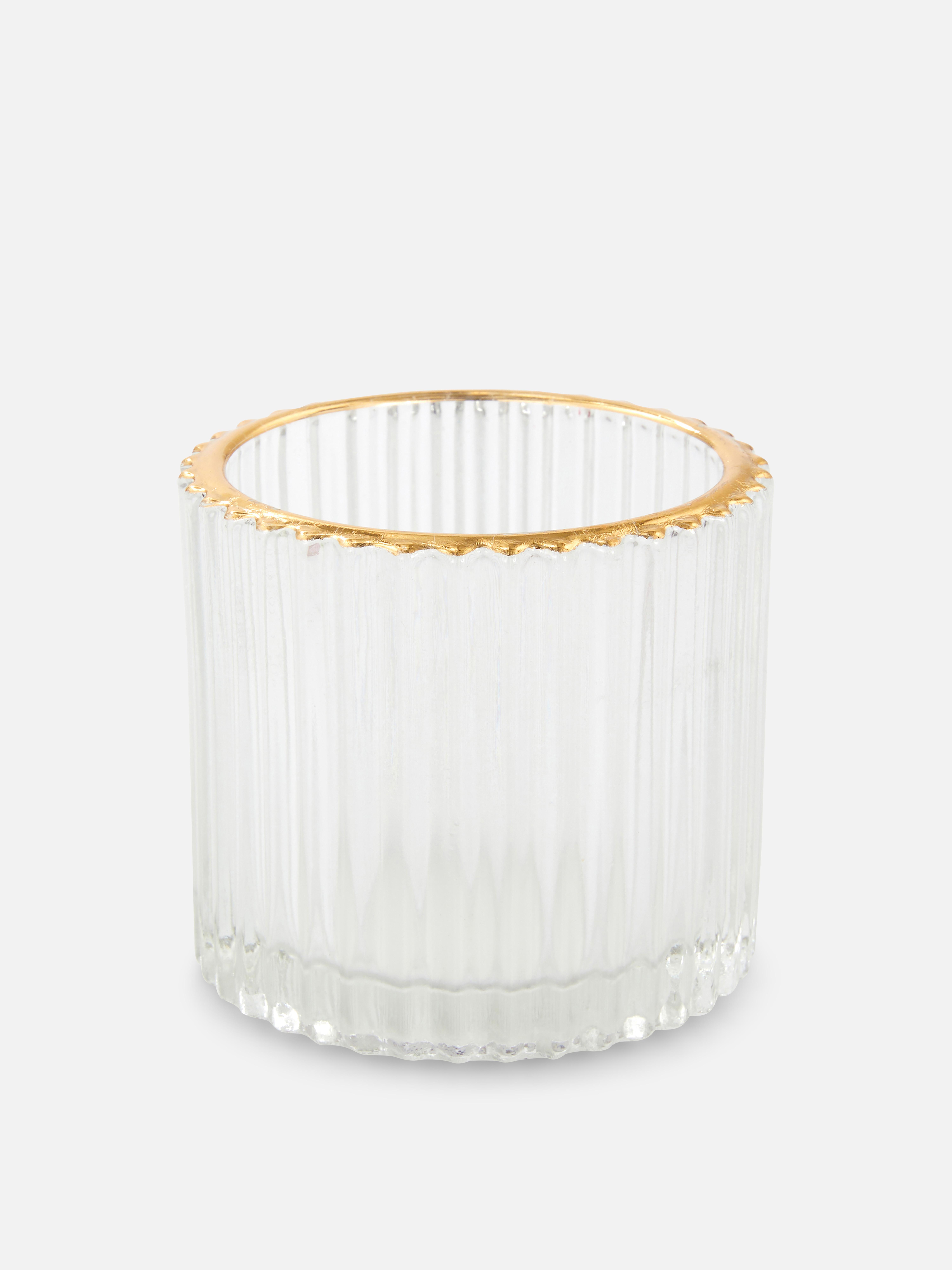 Fluted Tealight Candle Holder