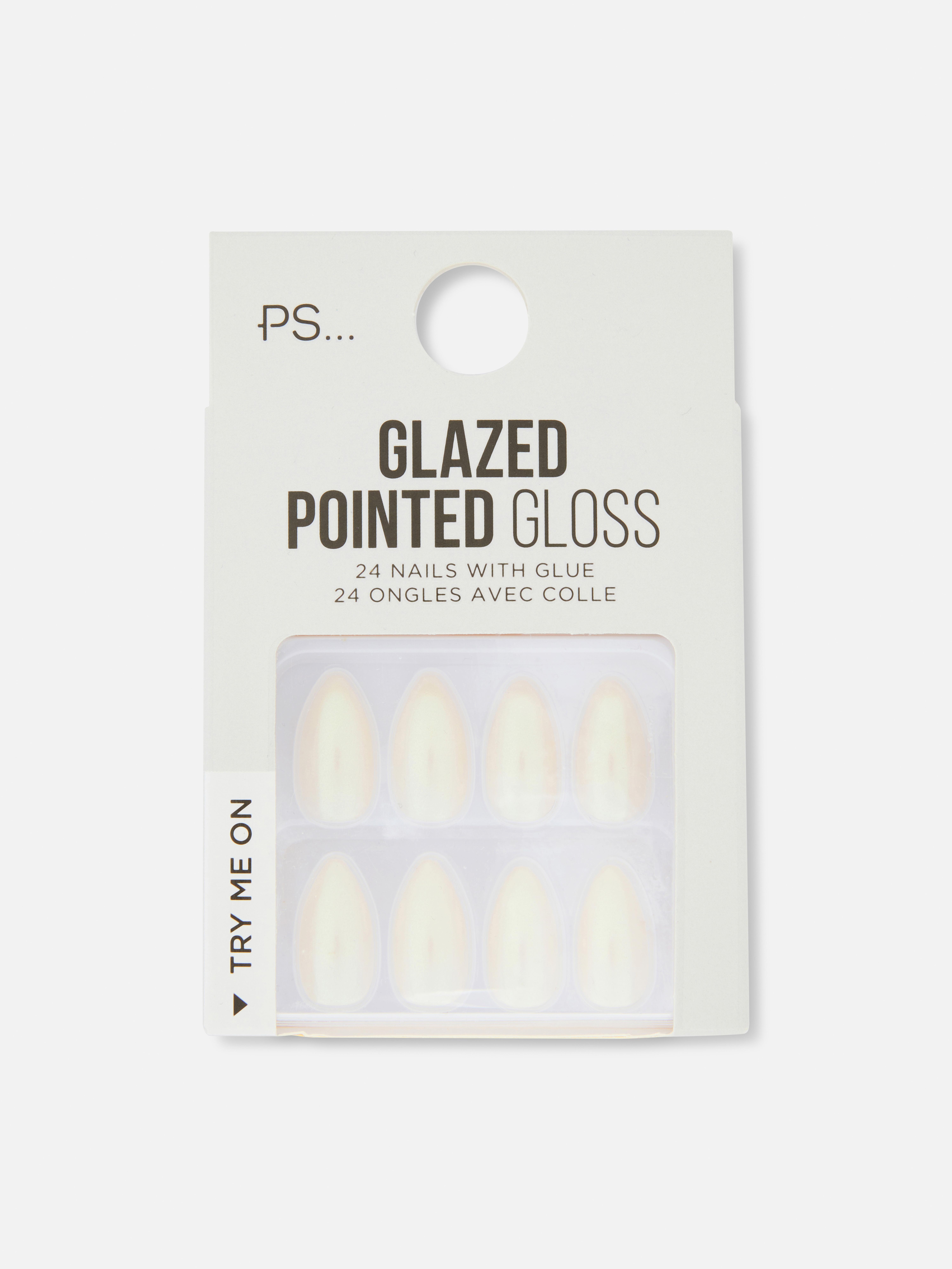 PS Glazed Pointed Faux Nails