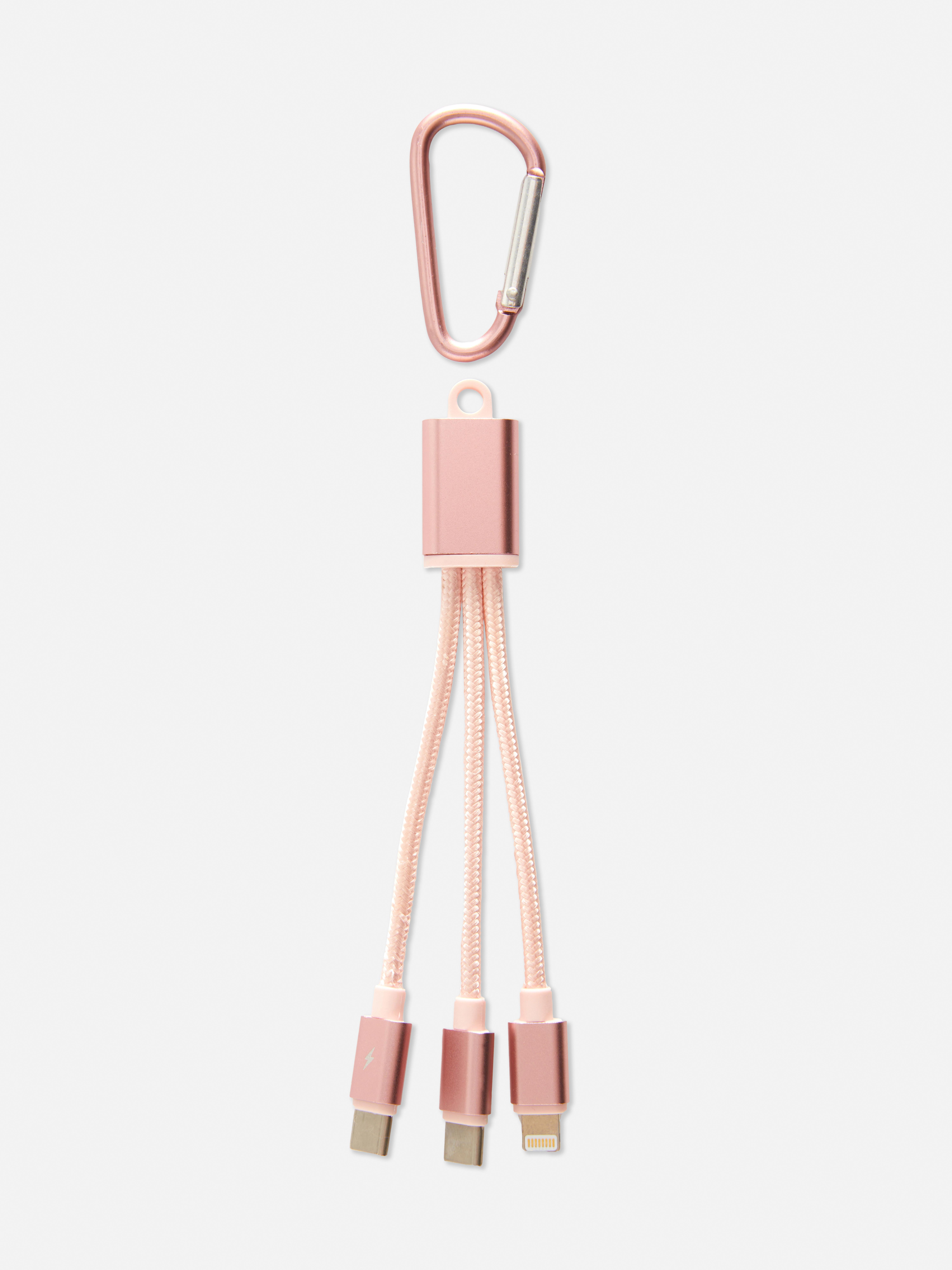 2-in-1 Charger Cable Pink