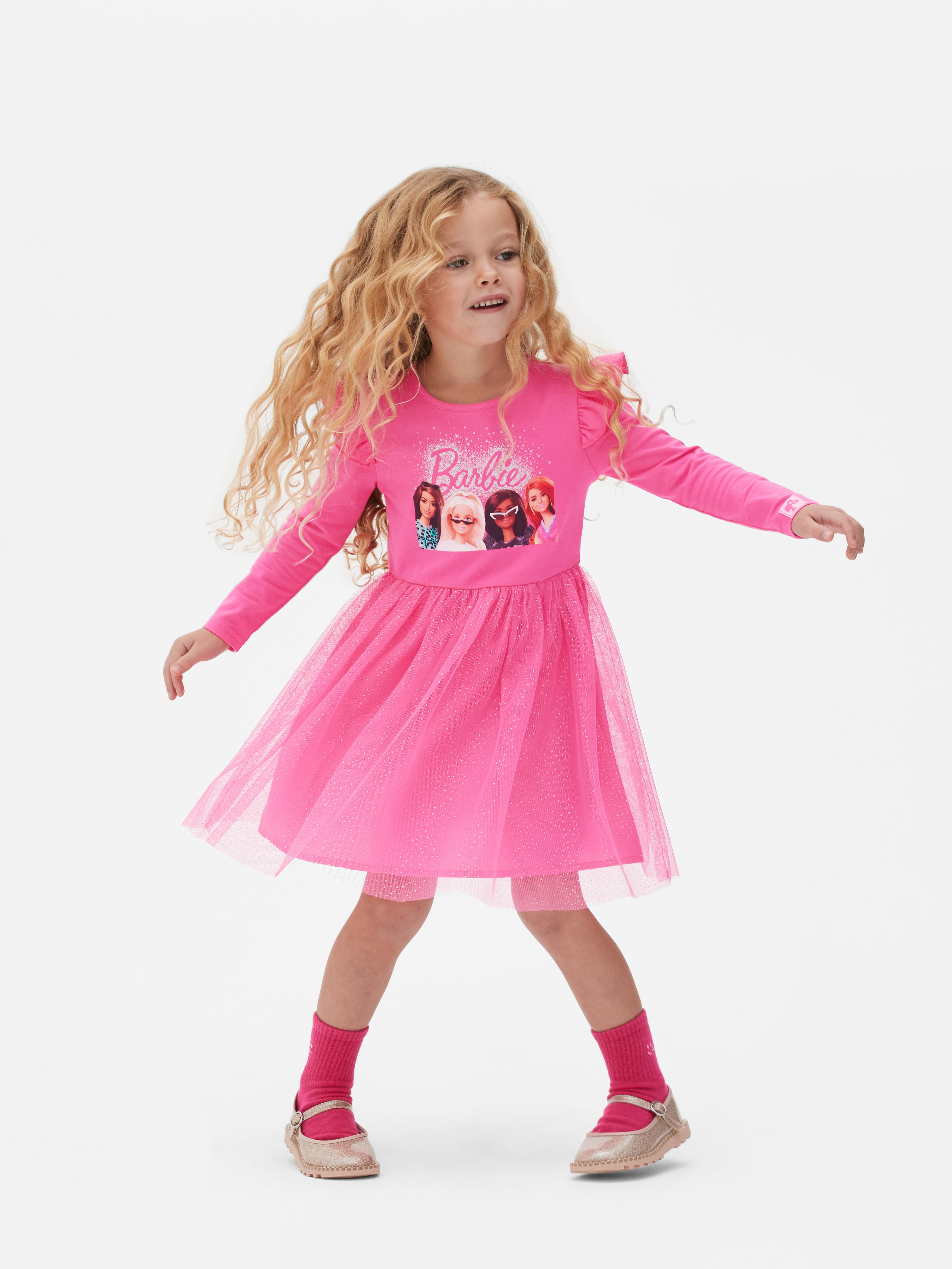 Vestito Corto Aniye By Girl Georgette da bambina rosa Barbie