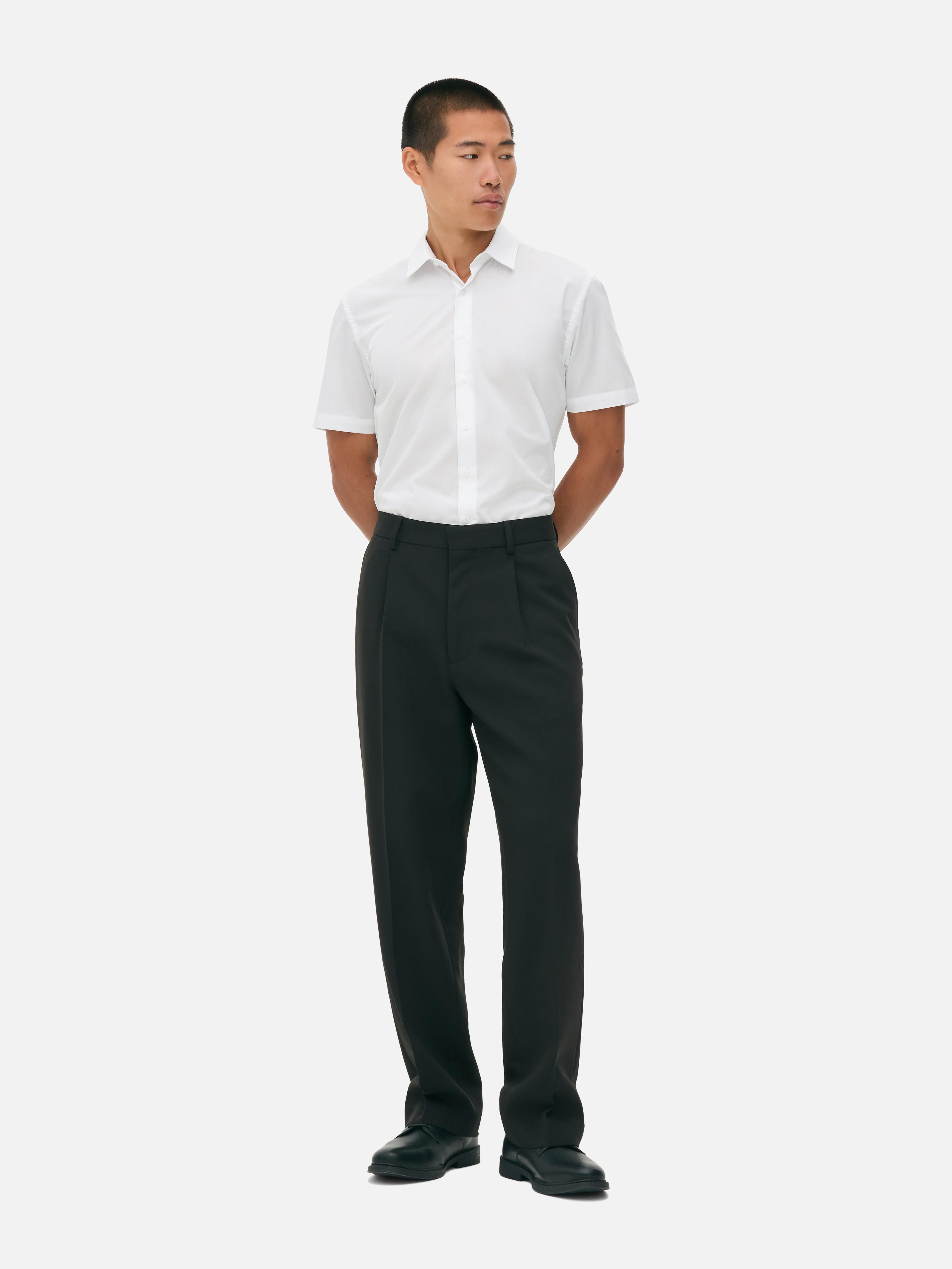 Camicia slim fit a maniche corte