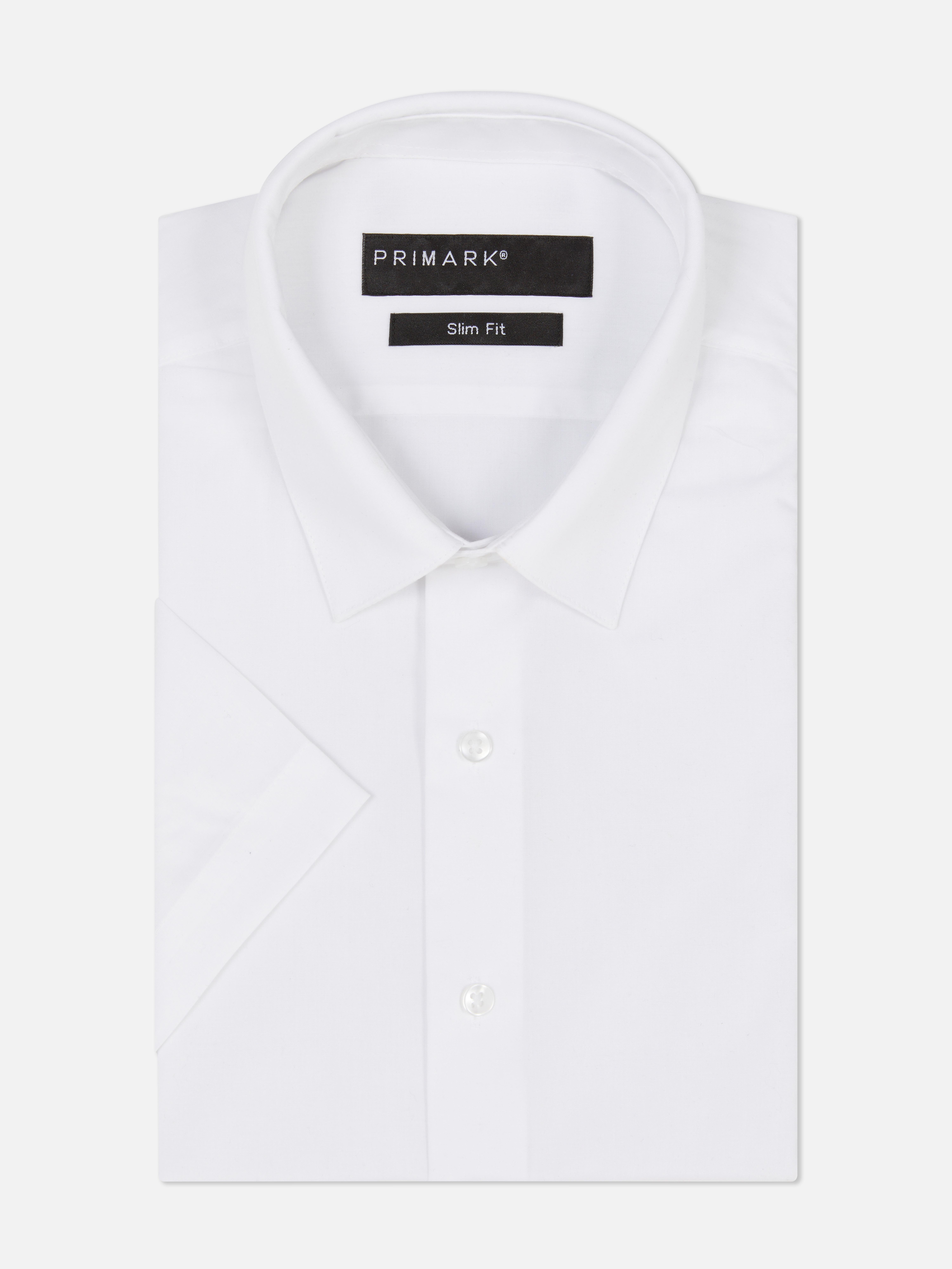 Camicia slim fit a maniche corte
