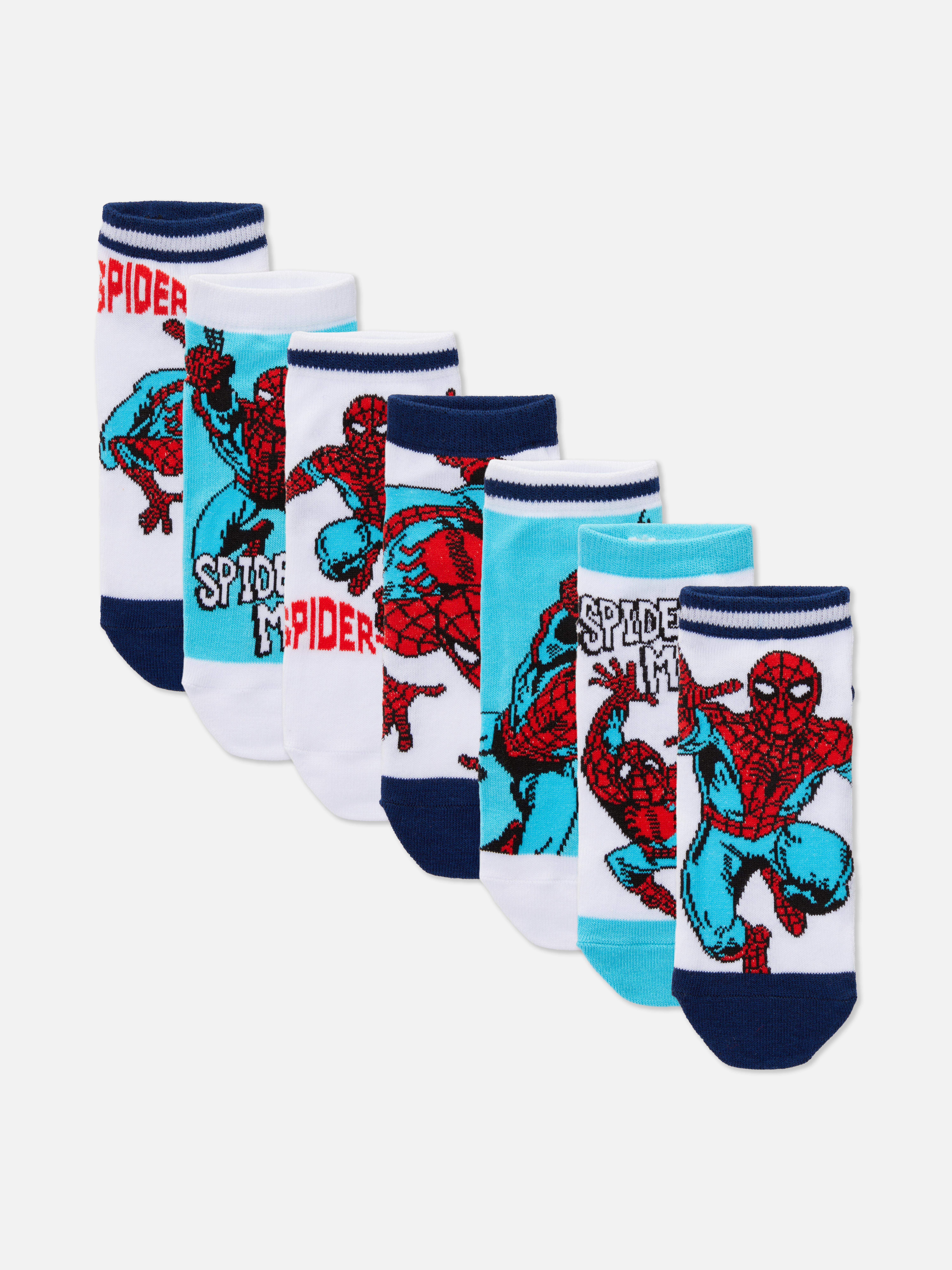 Lot de 7 paires de chaussettes Marvel Spider-Man