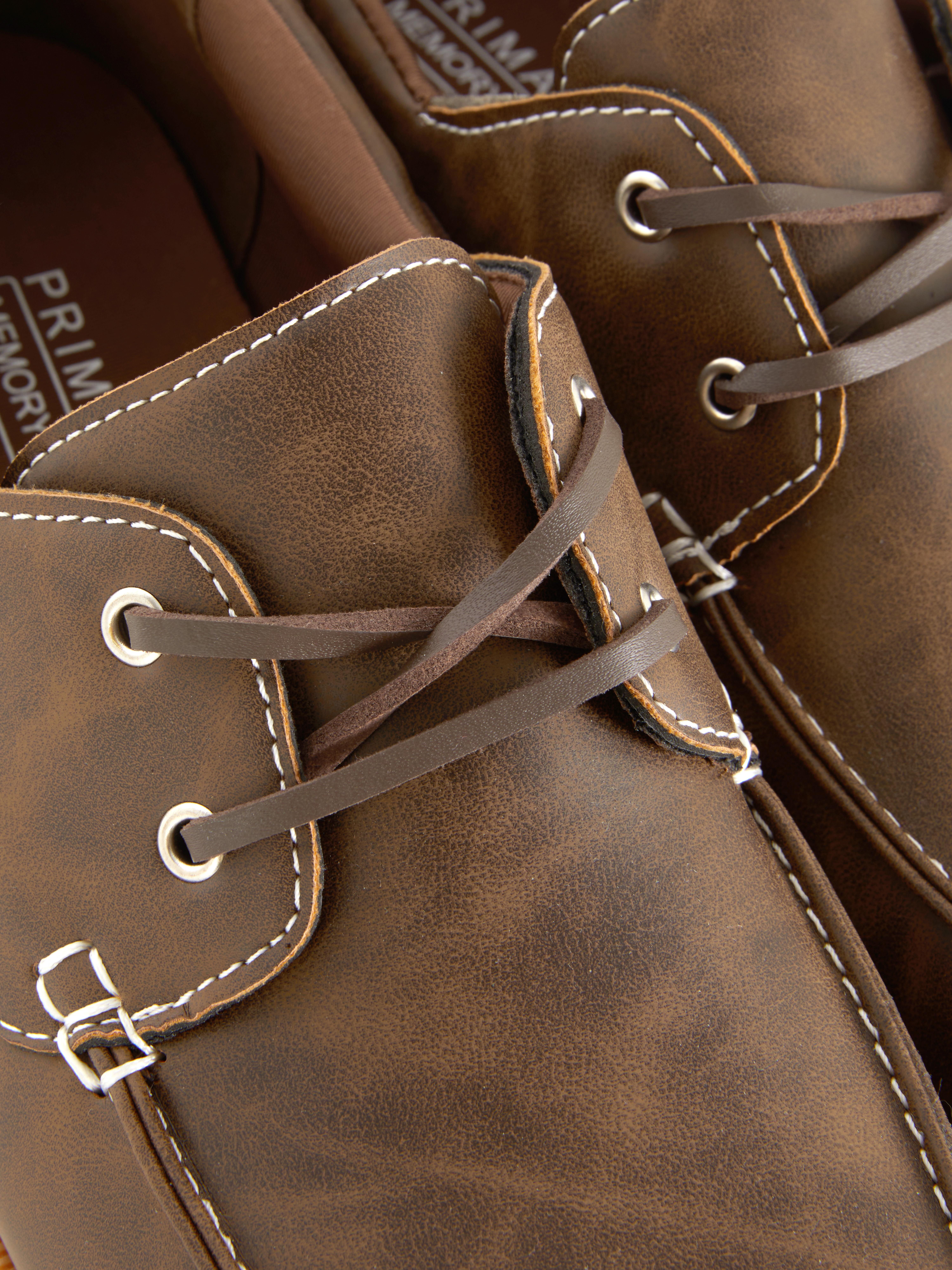 Men's Brown Classic Boat Shoes Primark