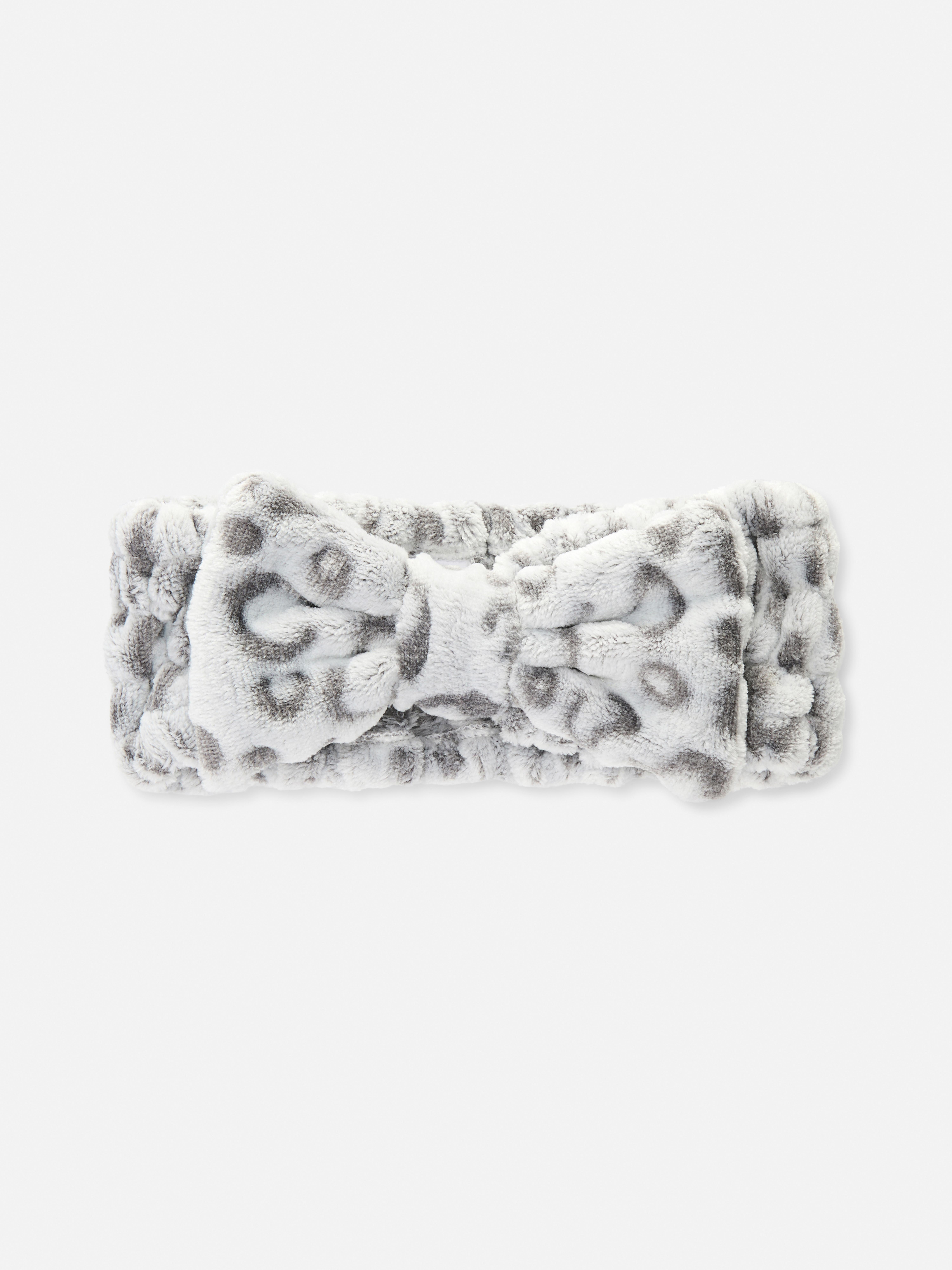 Bandeau pelucheux à nœud