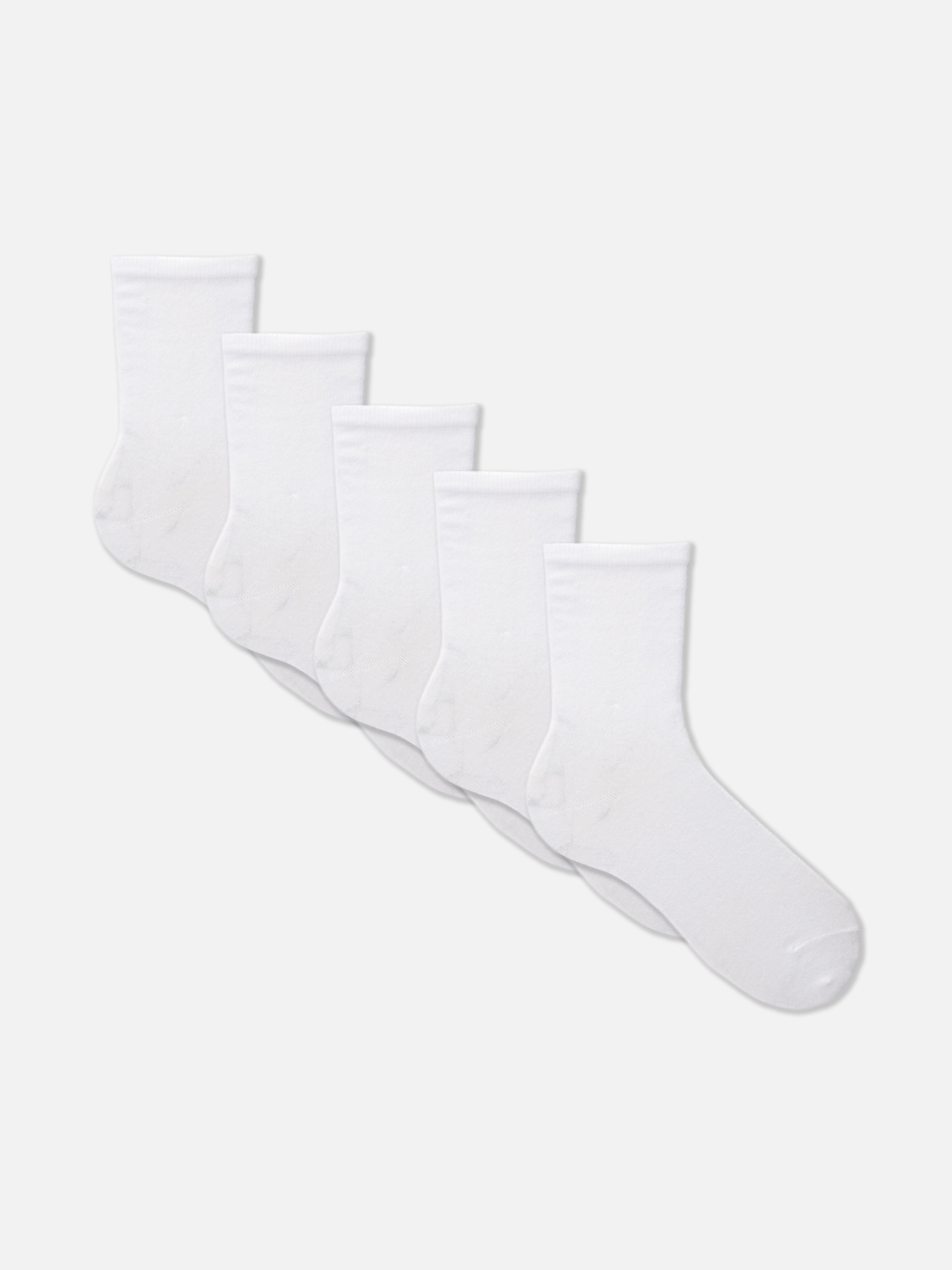 5-Pack Essential Crew Socks