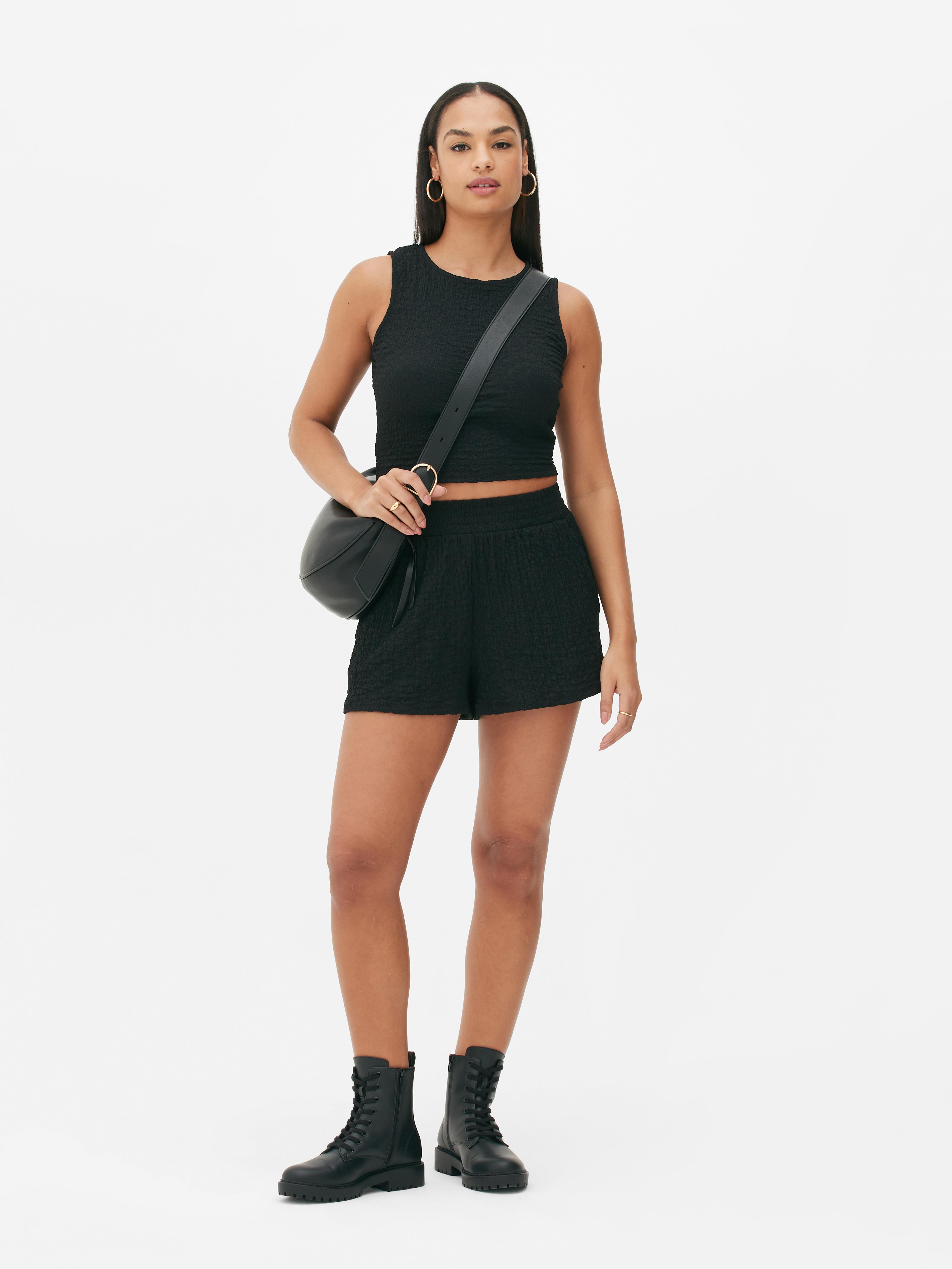 Rib Cropped Tank Top