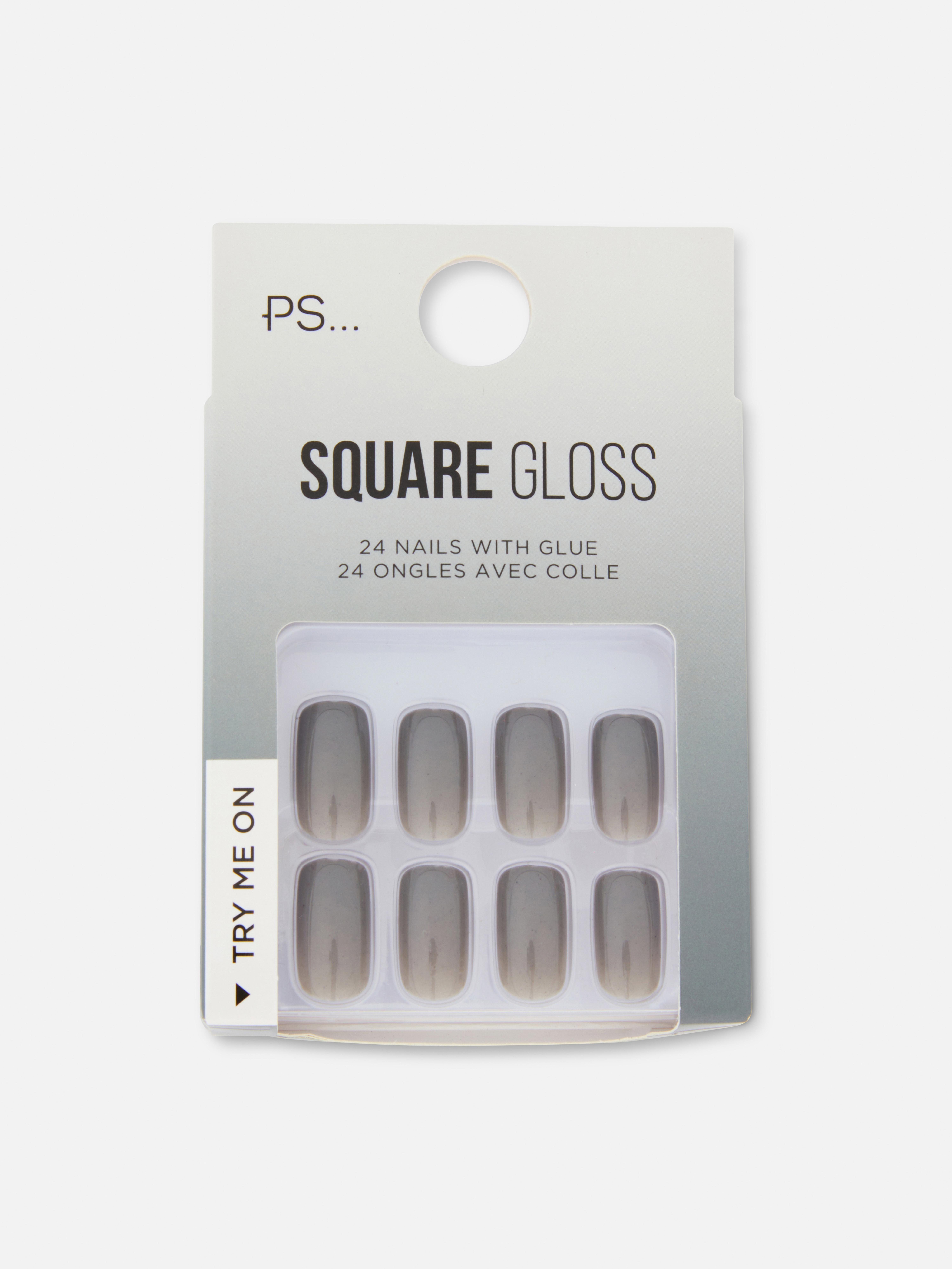 PS Square Gloss Faux Nails