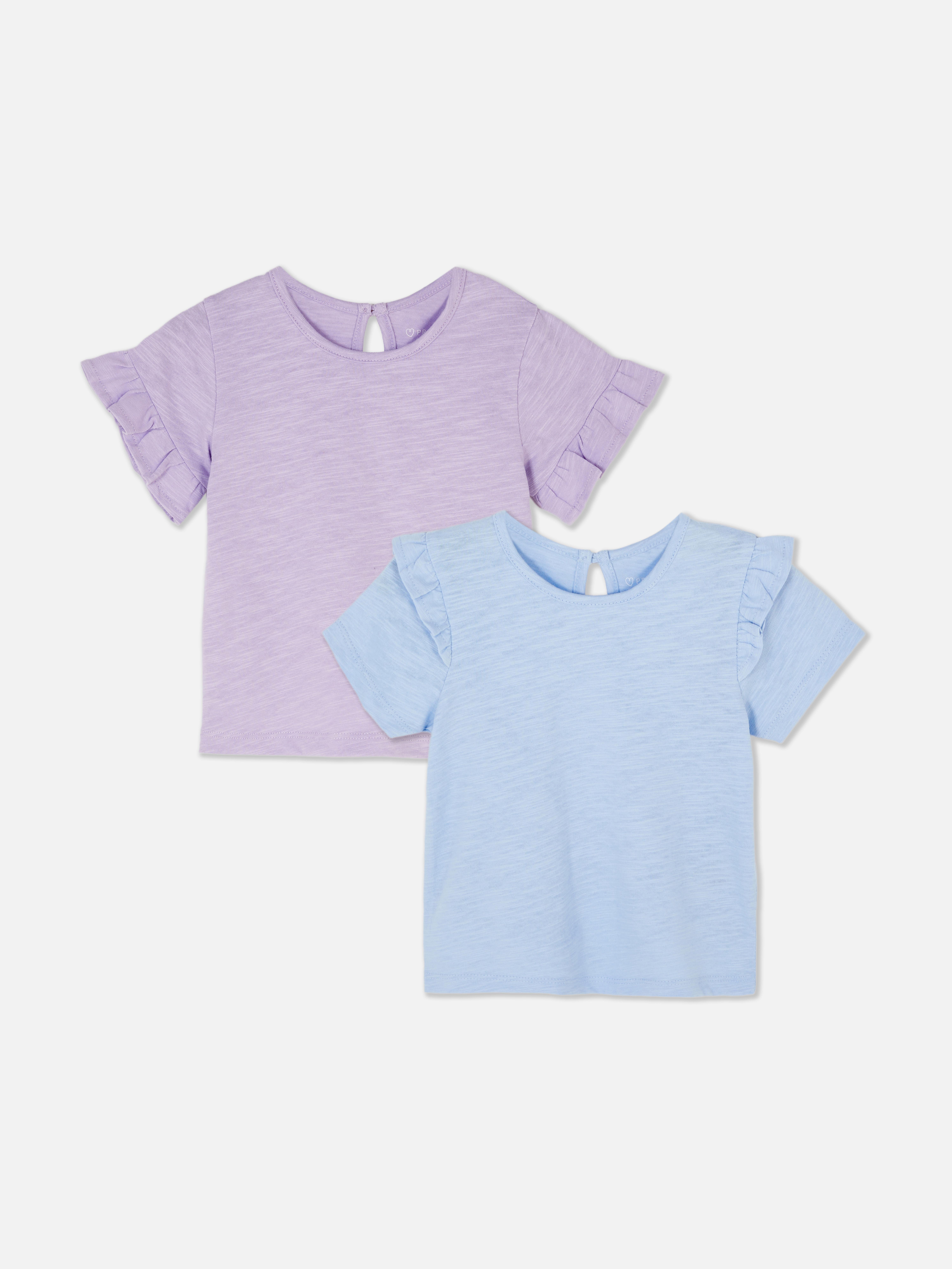 2pk Frilly Short Sleeve T-Shirts