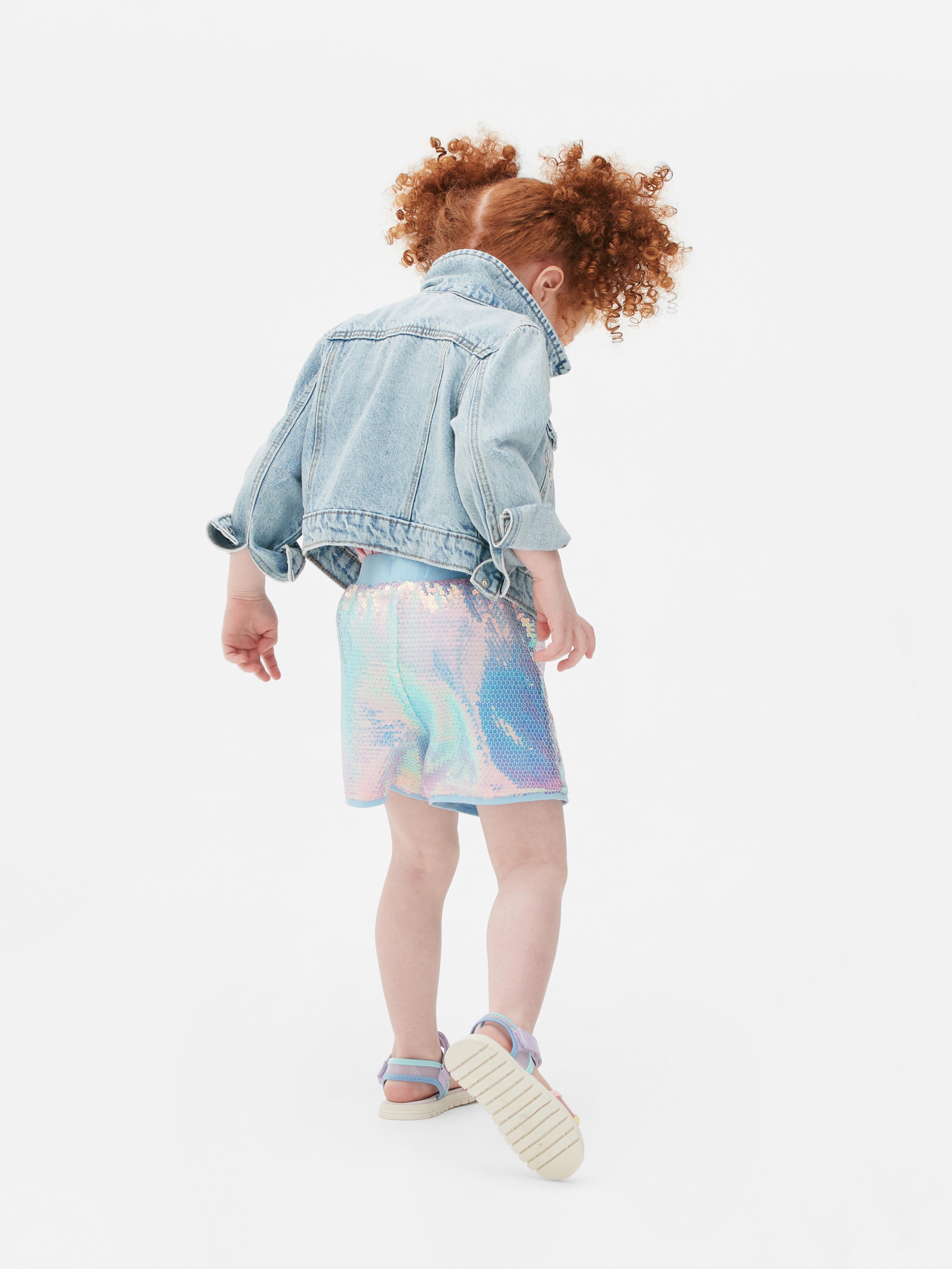 Iridescent sequin sale shorts