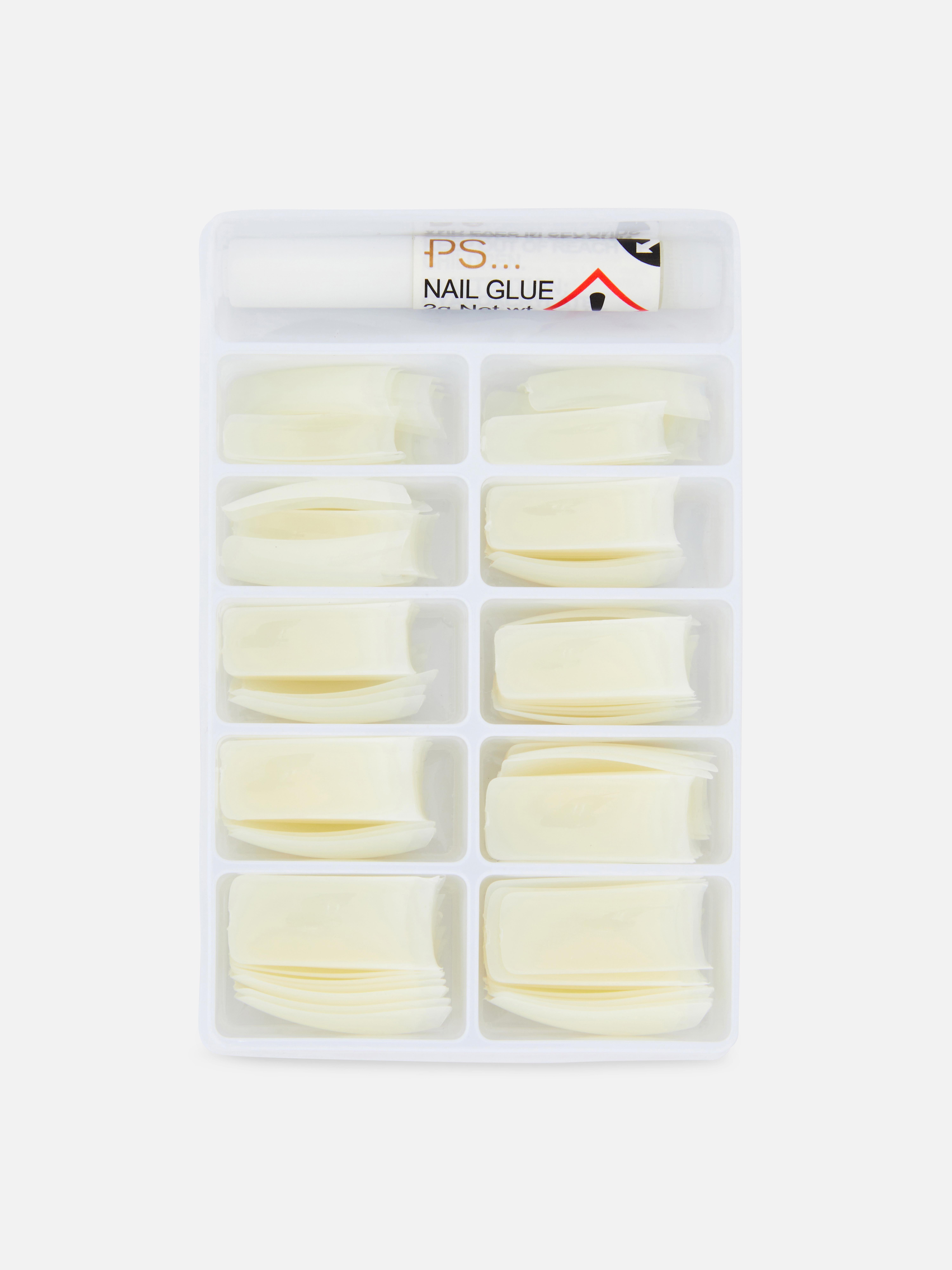 PS... Salon Long Square False Nail Extensions