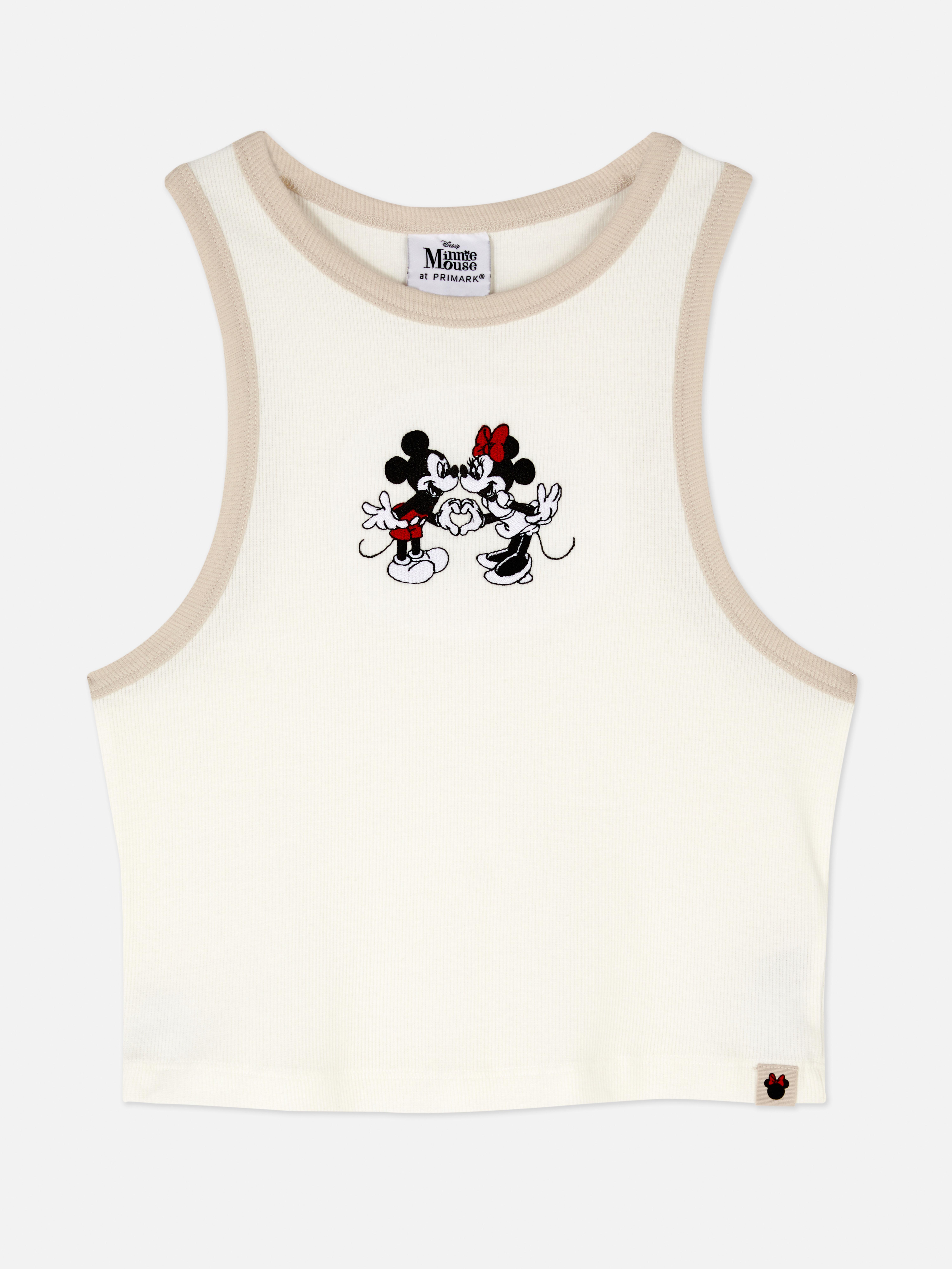 Disney's Mickey Mouse and Minnie Mouse Ribbed Pajama Tank