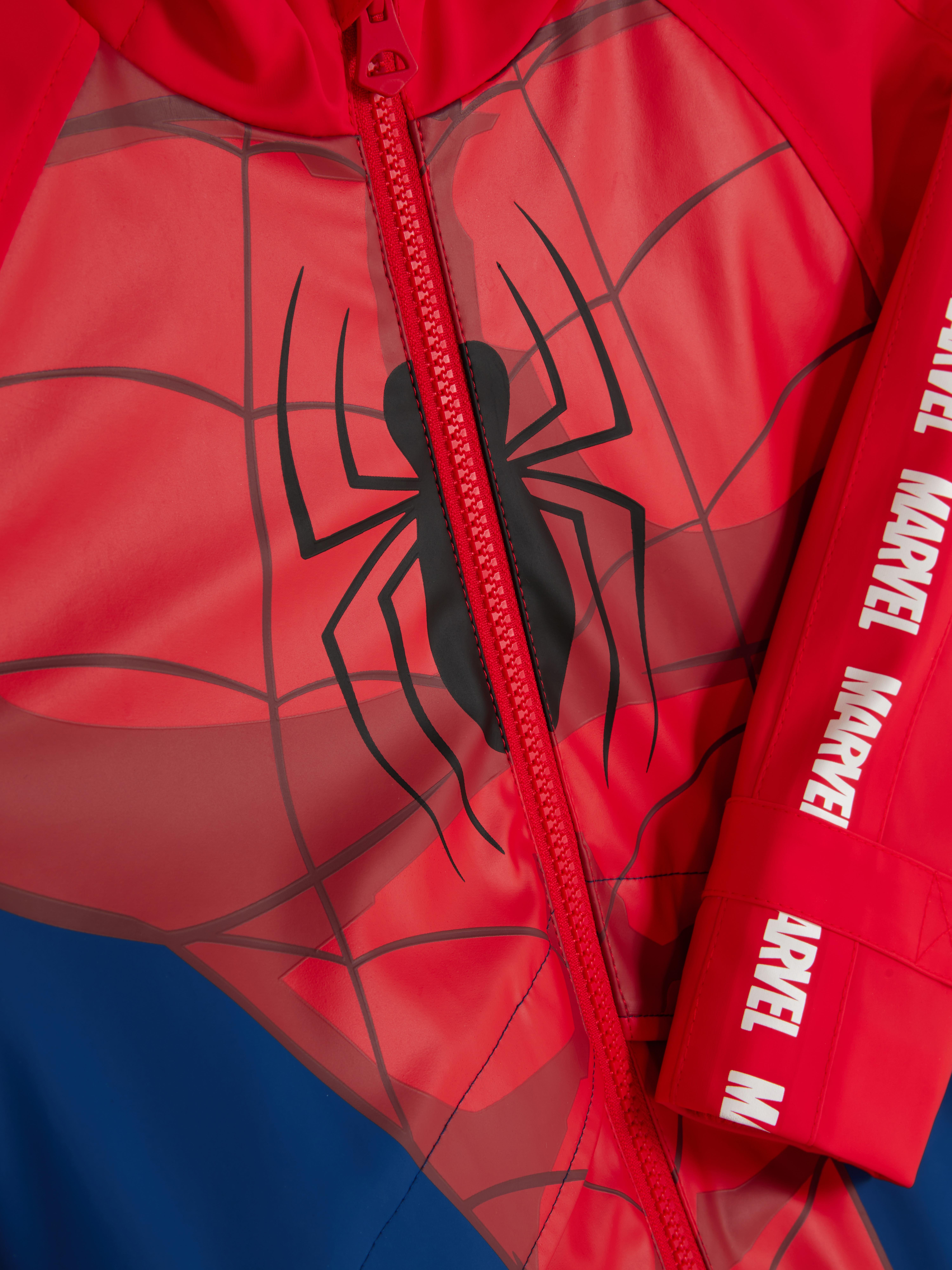 Spiderman Marvel Veste Para Pluie Imperméable 4-9anni Grande Cape Rouge  Poncho