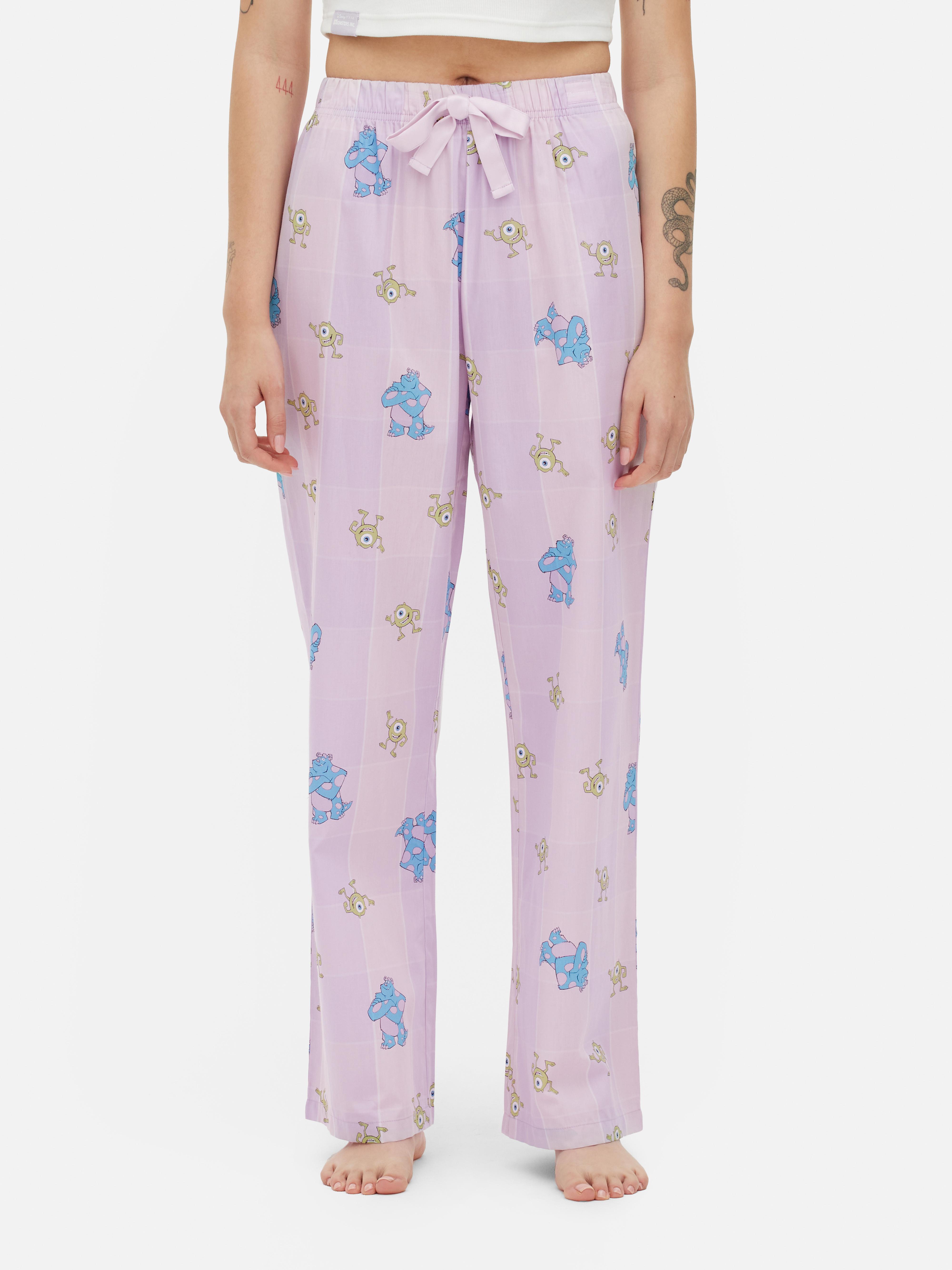 Womens Lilac Disney's Monsters Inc. Pyjama Bottoms