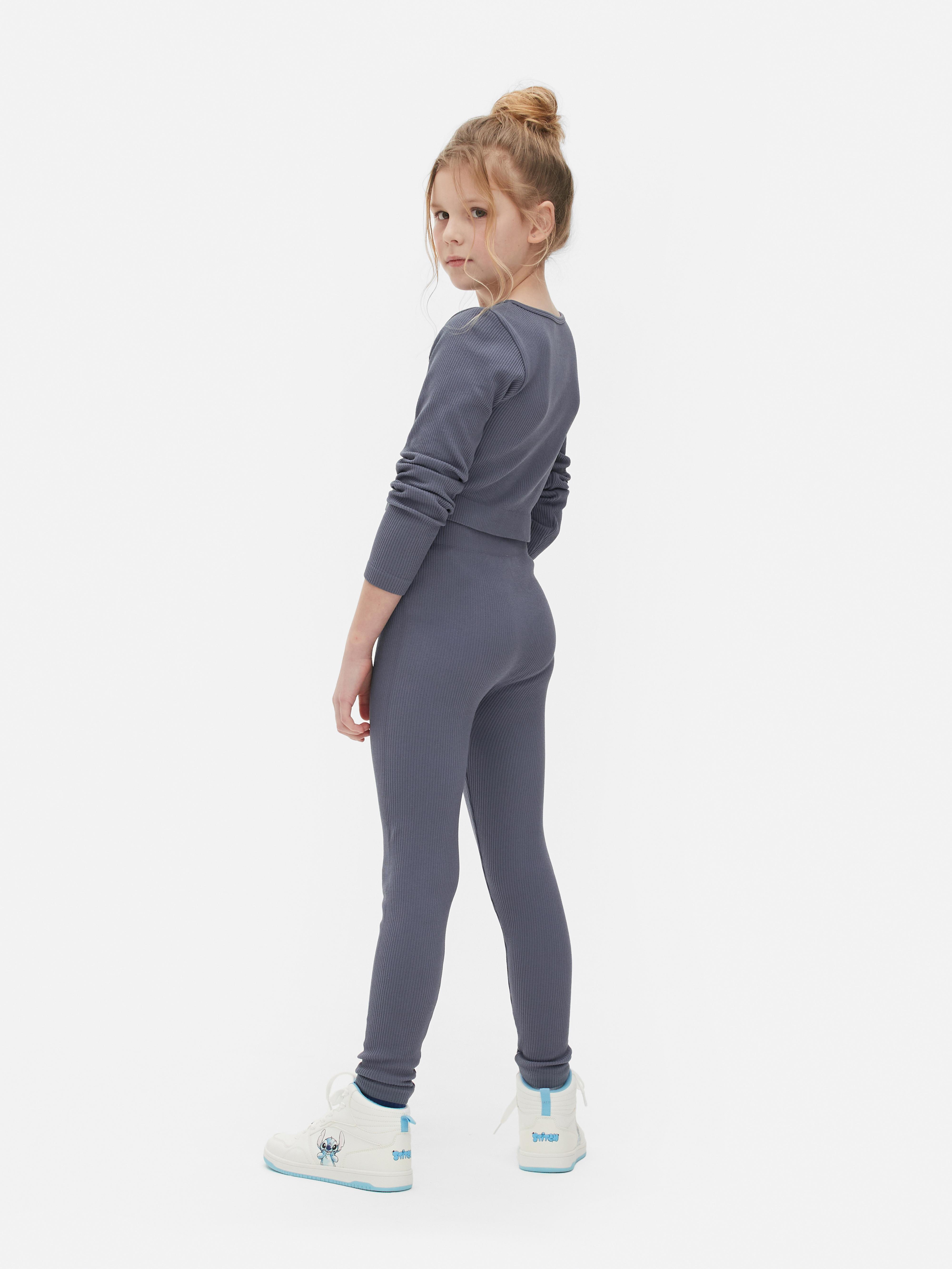 Primark Girls Classic Stretch Leggings-Lilac