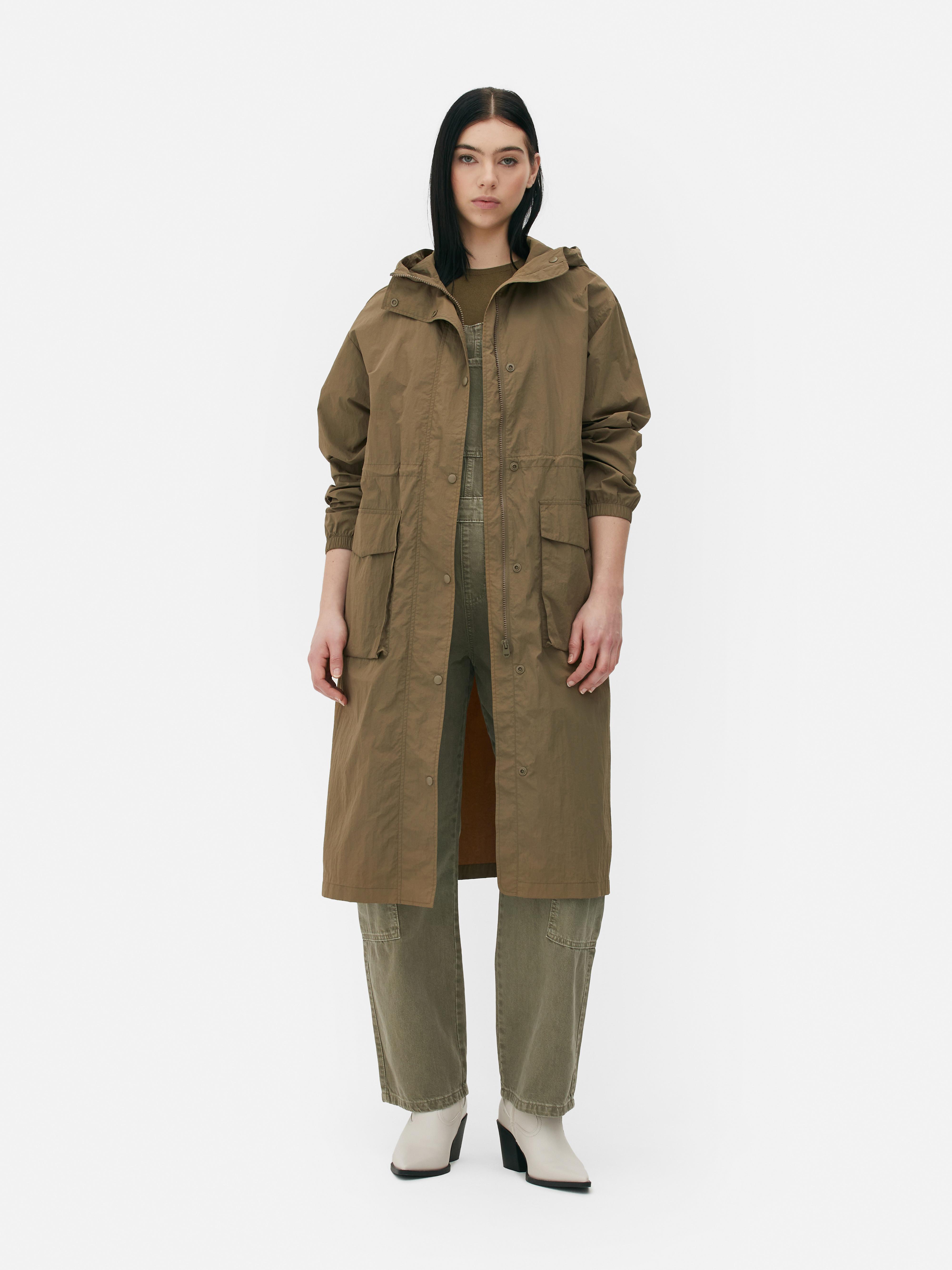 Long Utility Parka Jacket