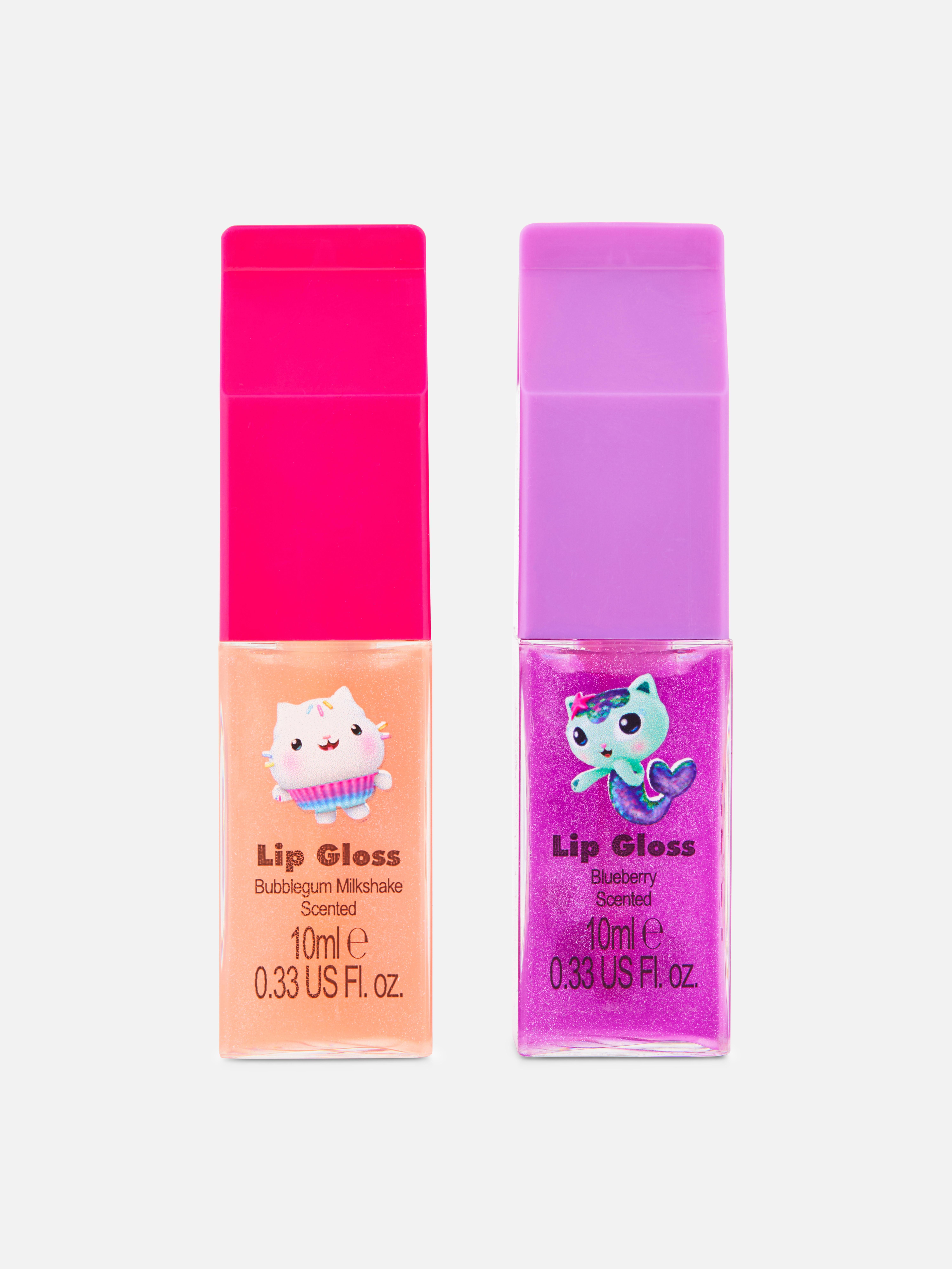 2-Pack PS Mini Gabby’s Dollhouse Scented Lip Gloss