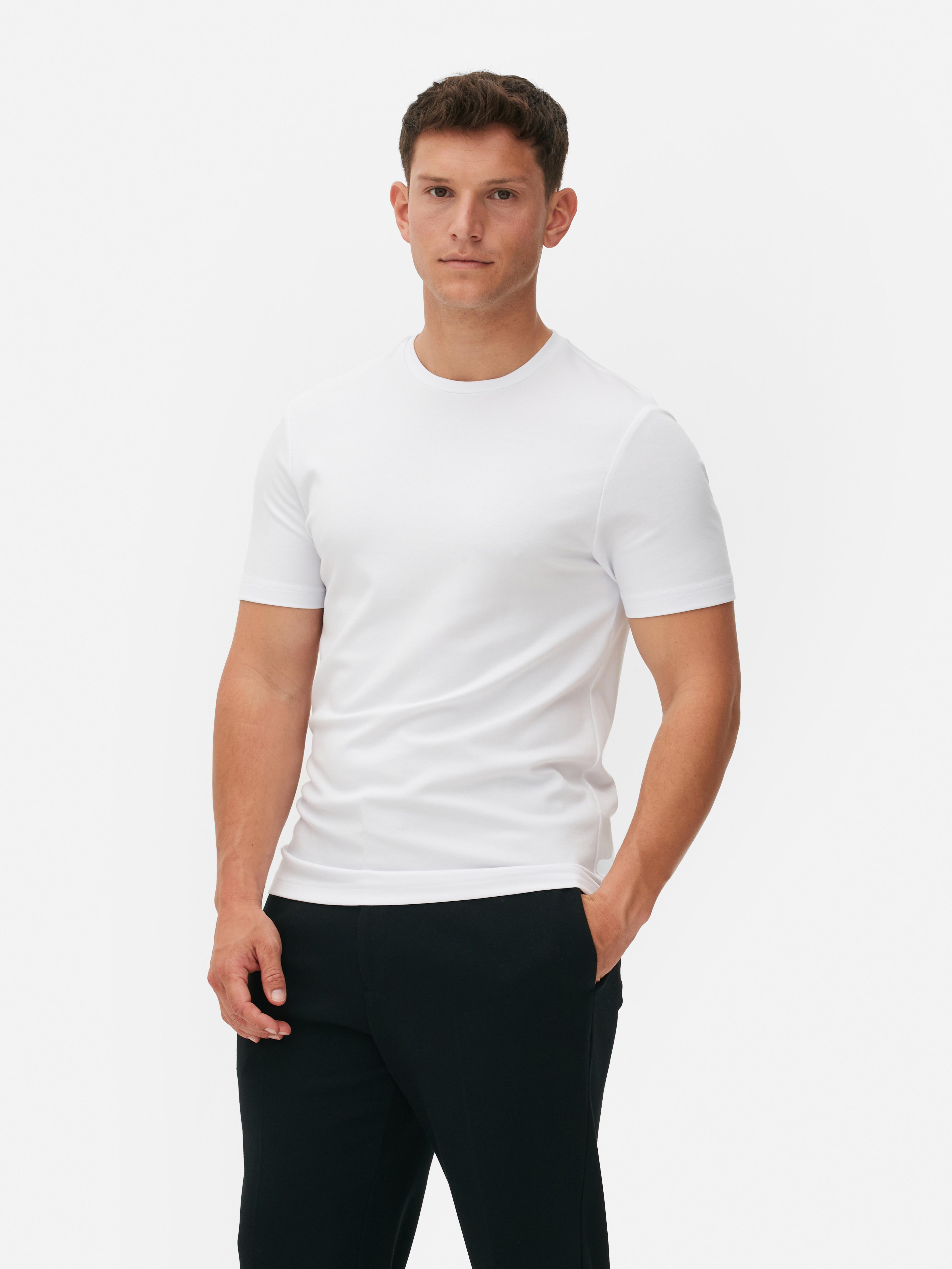 Primark Mens Thermal White T-shirt