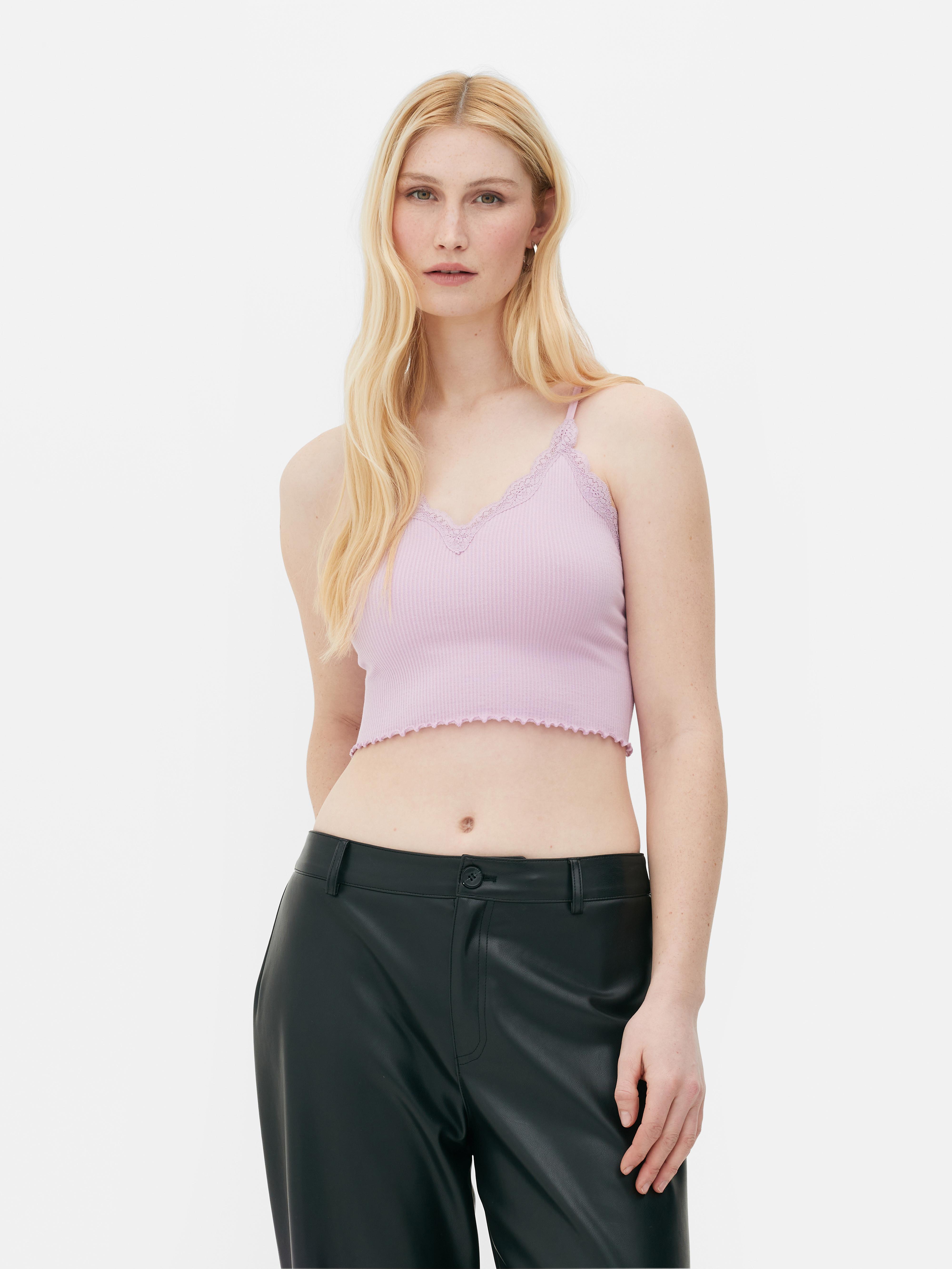 Primark - Blush Ribbed Cami Top