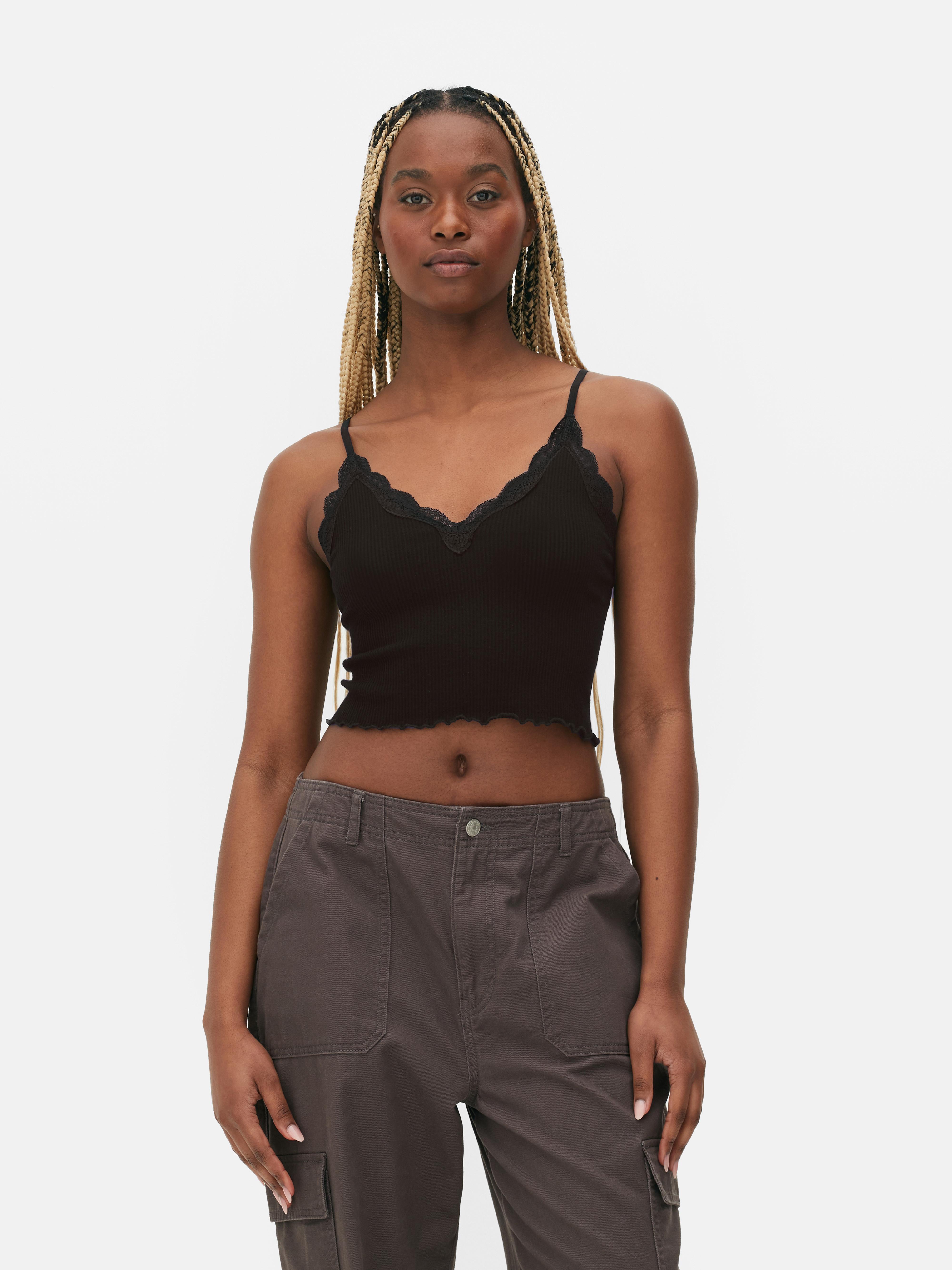 Dortmund | Cropped Camisole w/ Lace Trim