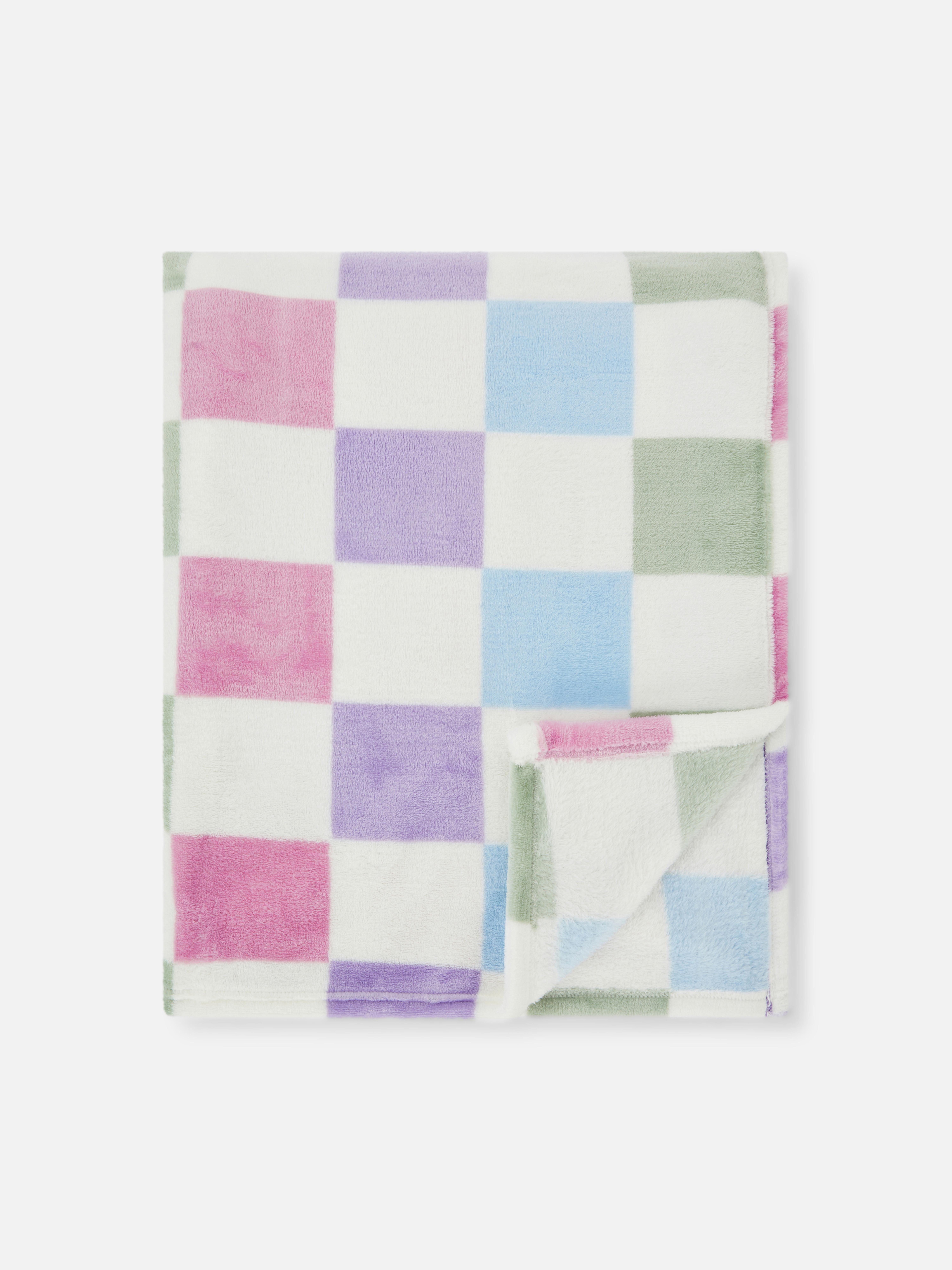 Large Checkerboard Throw
