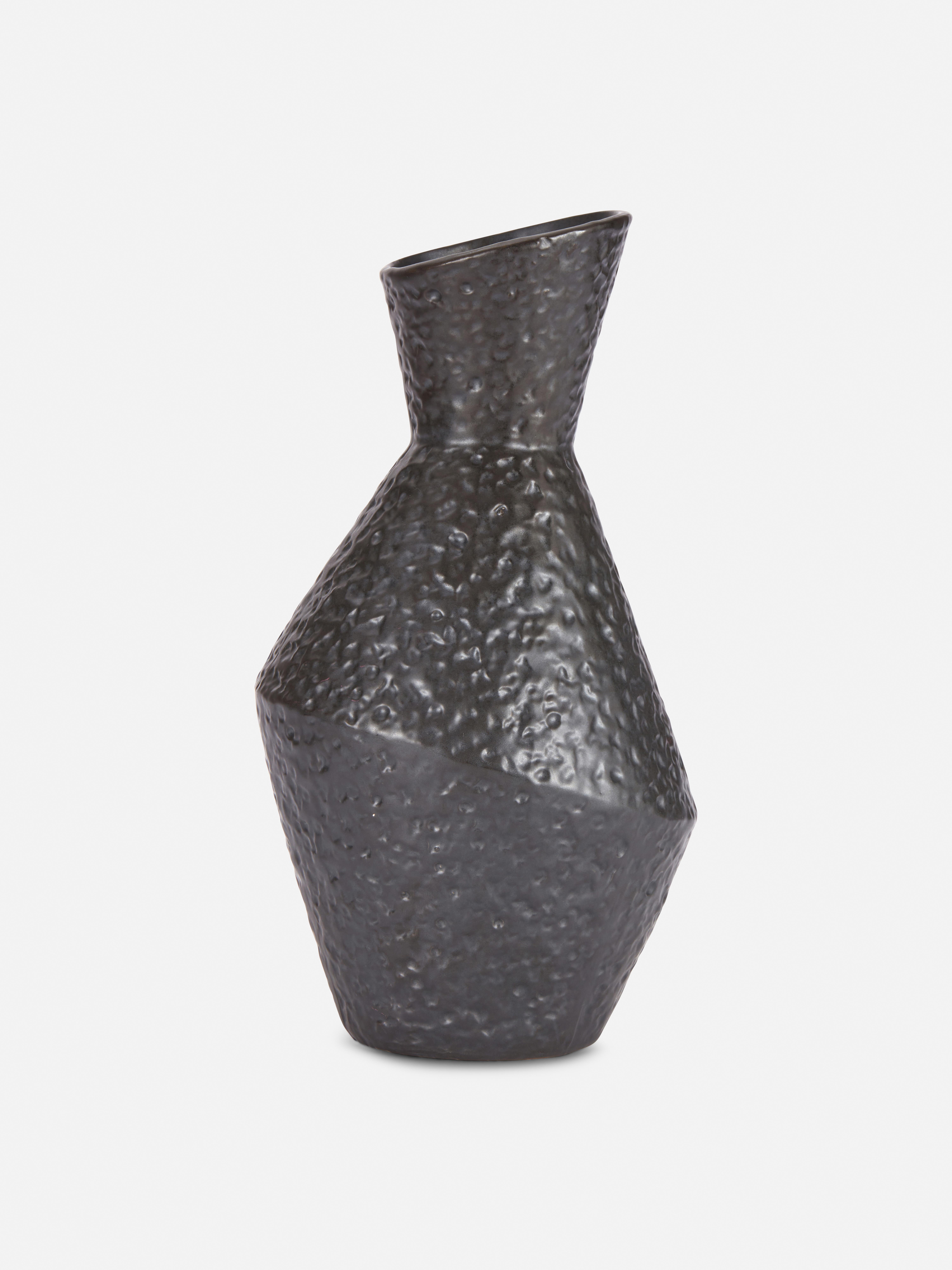 Angled Lava Vase