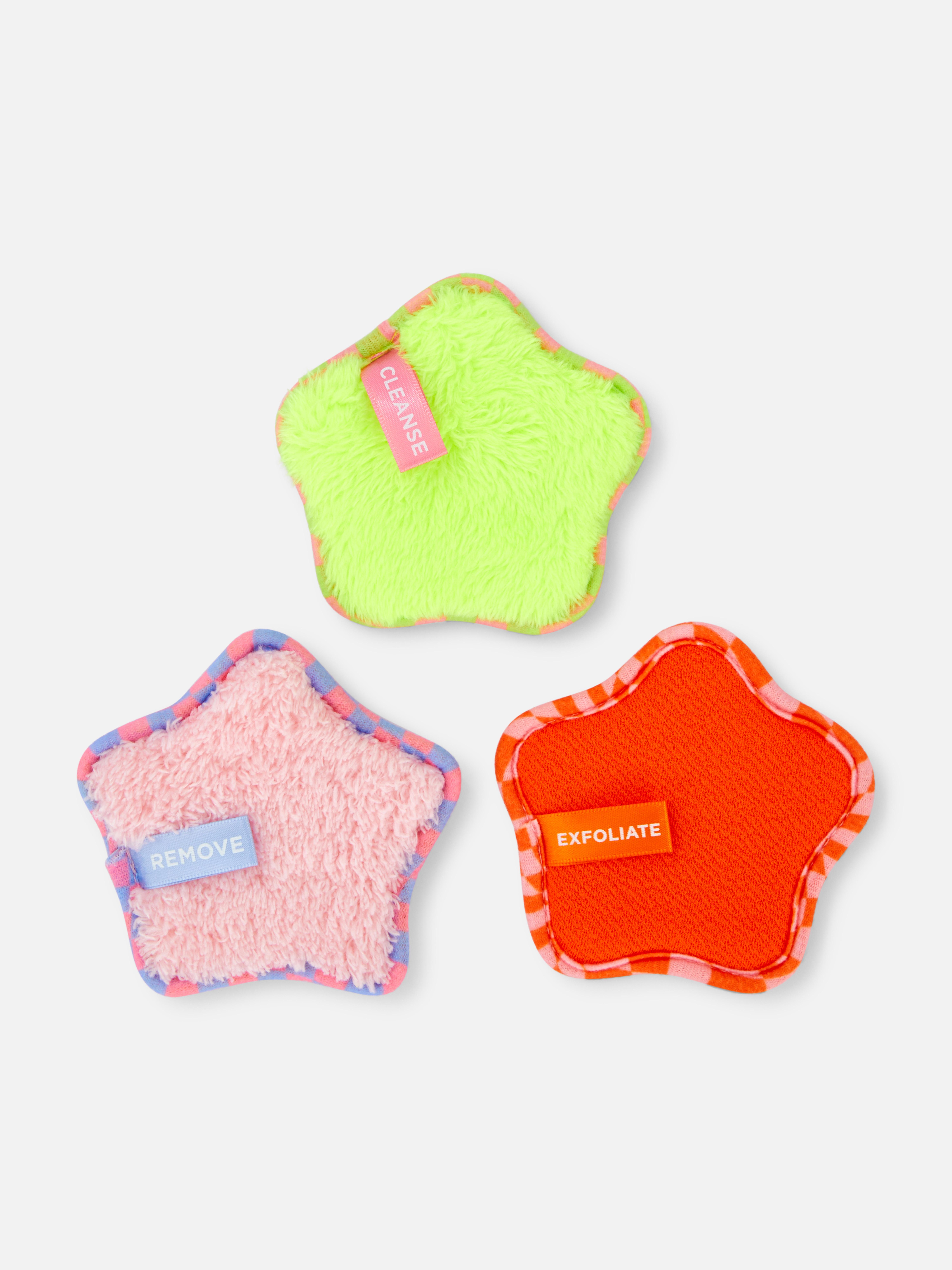 3-Pack Star-Shaped Cleansing Pads