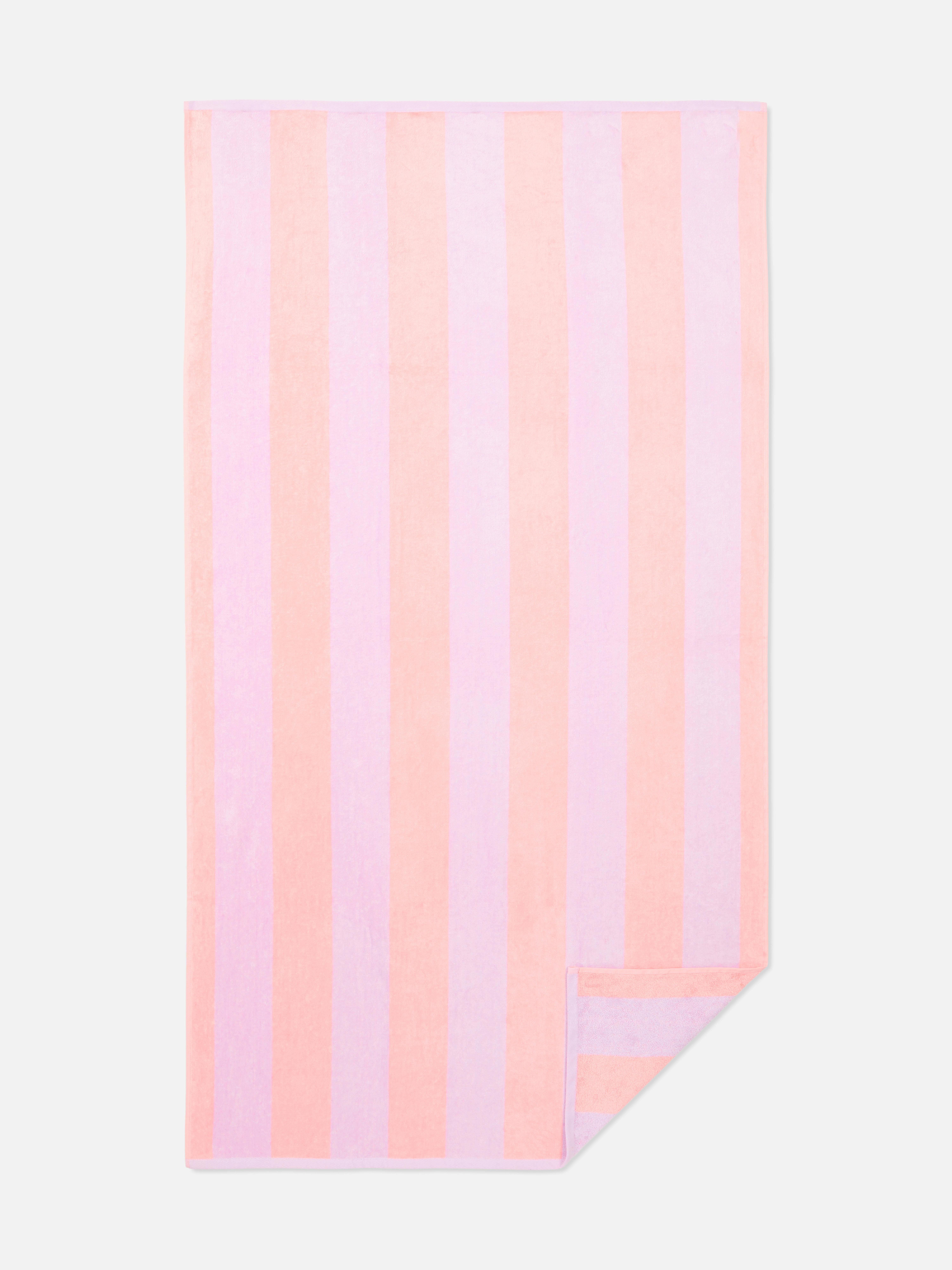 Ręcznik plażowy w kolorowe paski