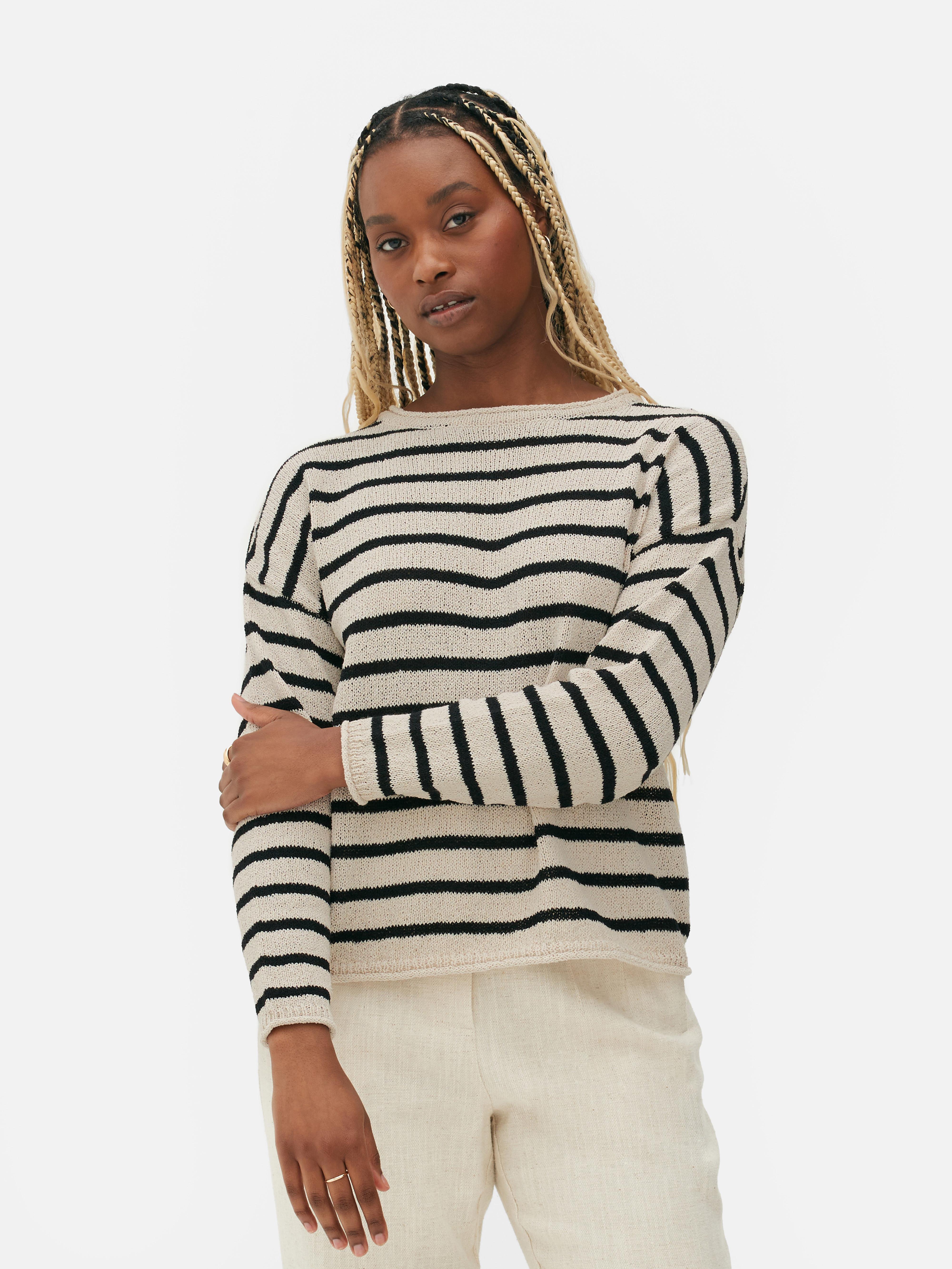 Womens Multi Striped Knitted Jumper Primark