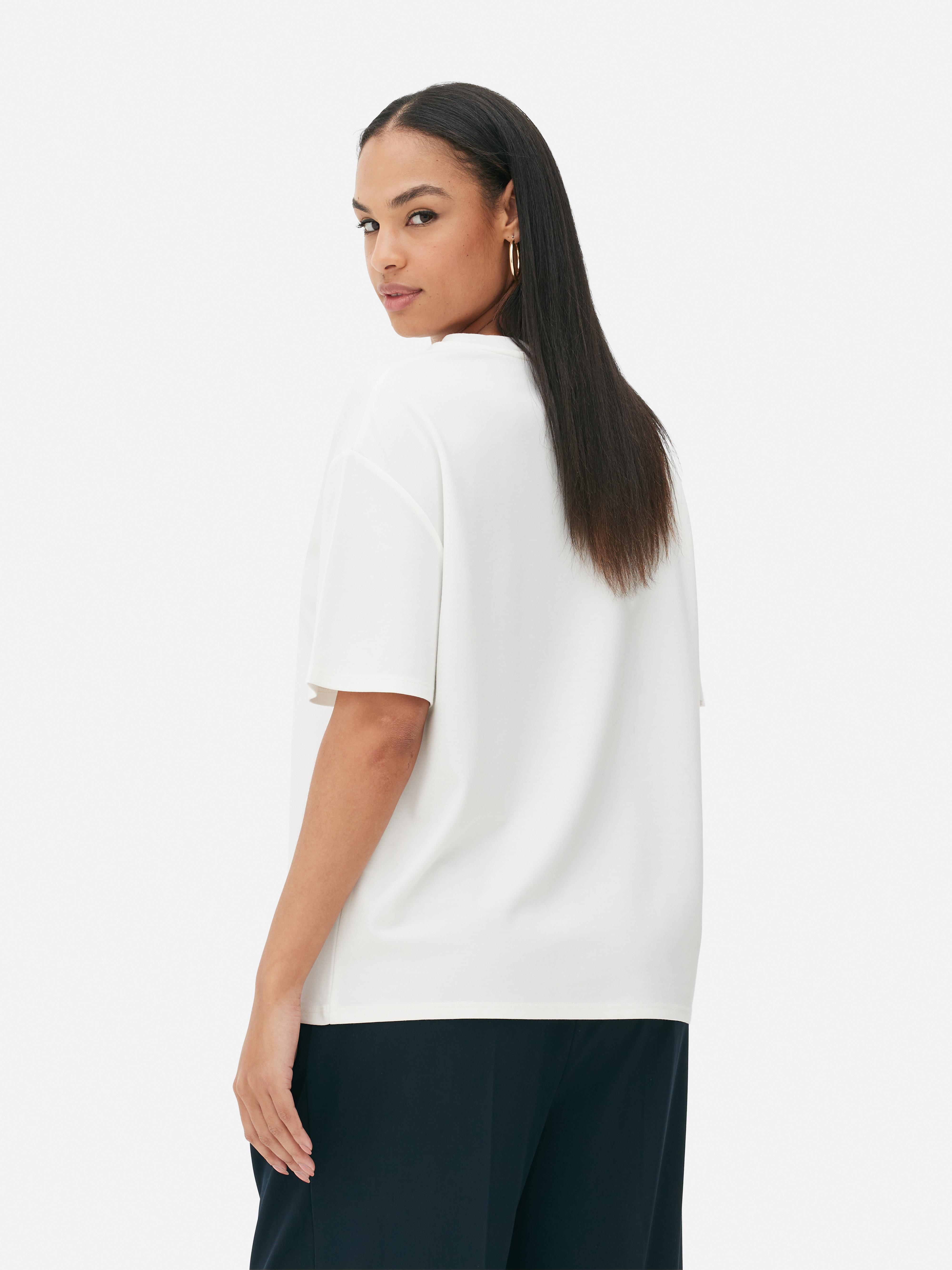 Womens White The Edit Oversized T-shirt | Primark