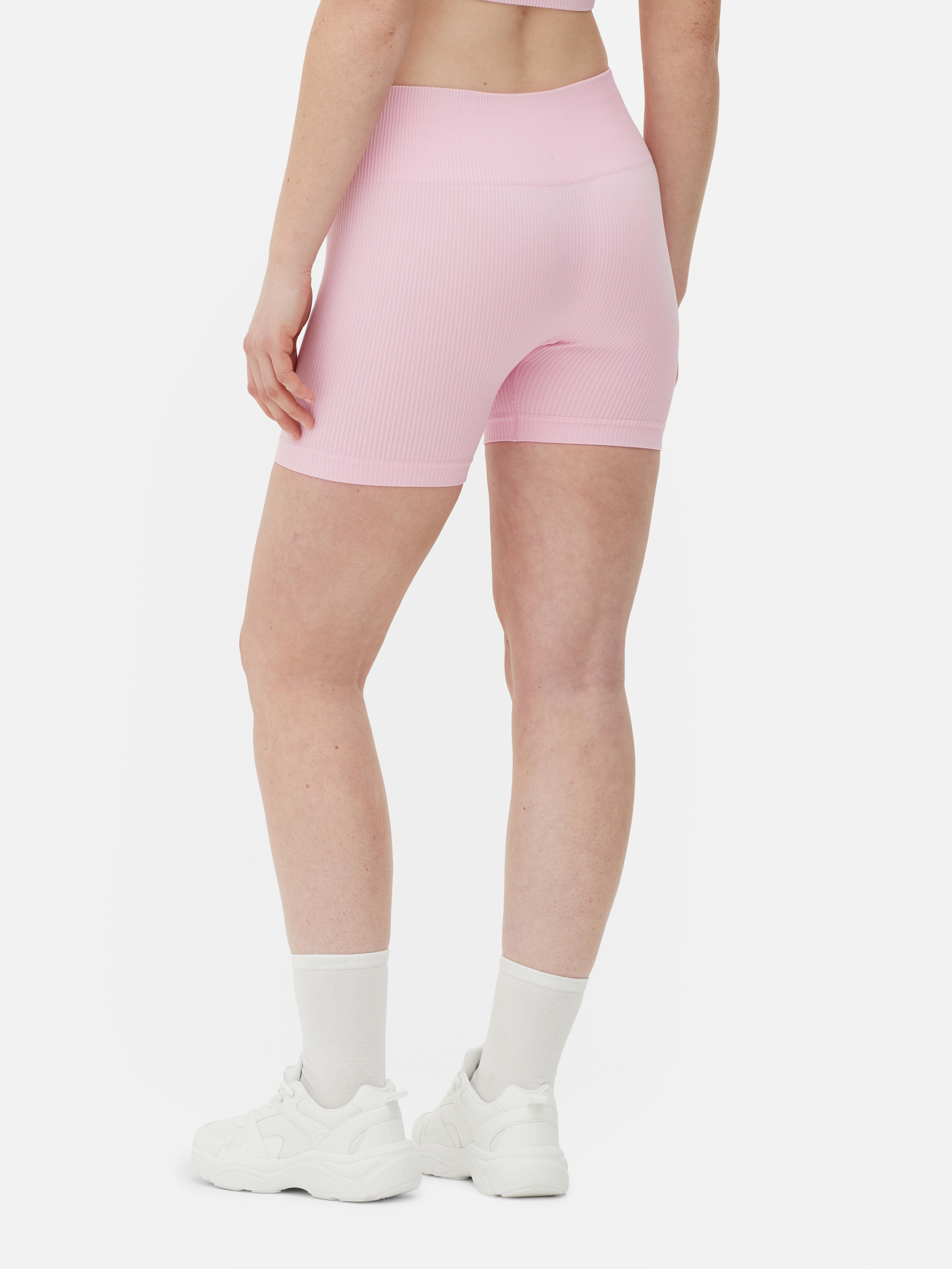 Primark High Rise Seamless Pink Biker Shorts Size Small - $12 New With Tags  - From Ashley