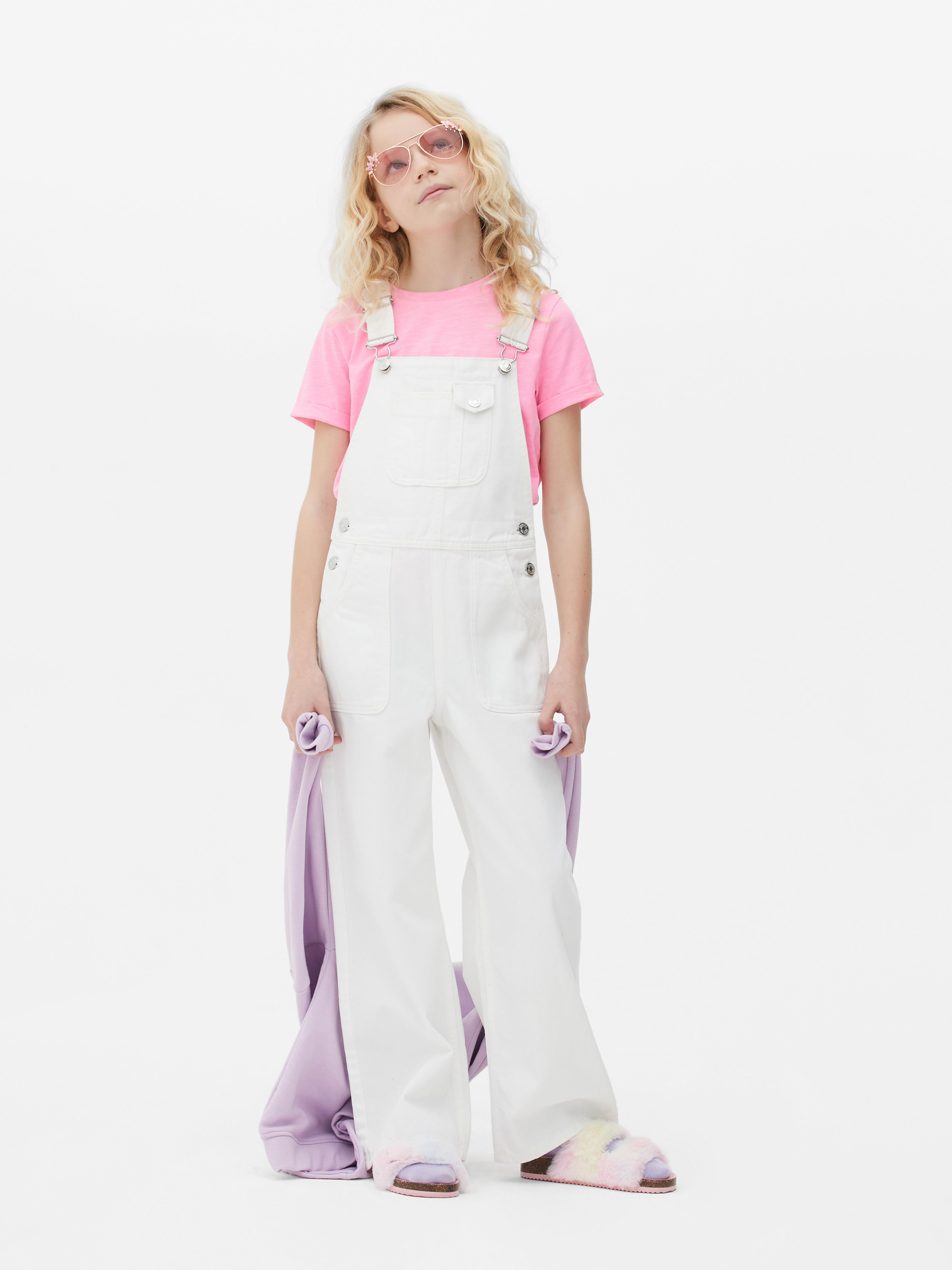 Wide Leg Dungarees