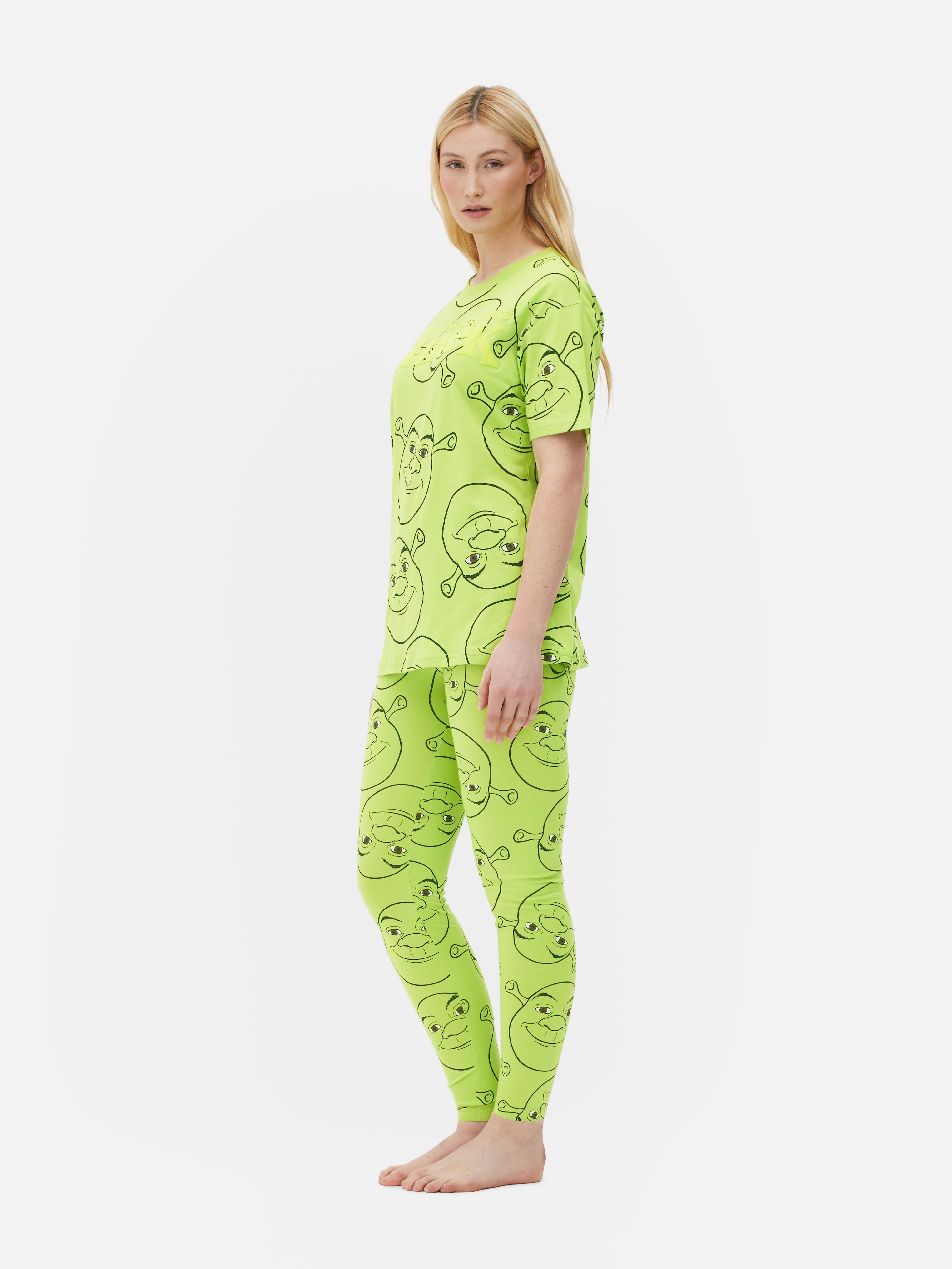 Leggings del pigiama Shrek