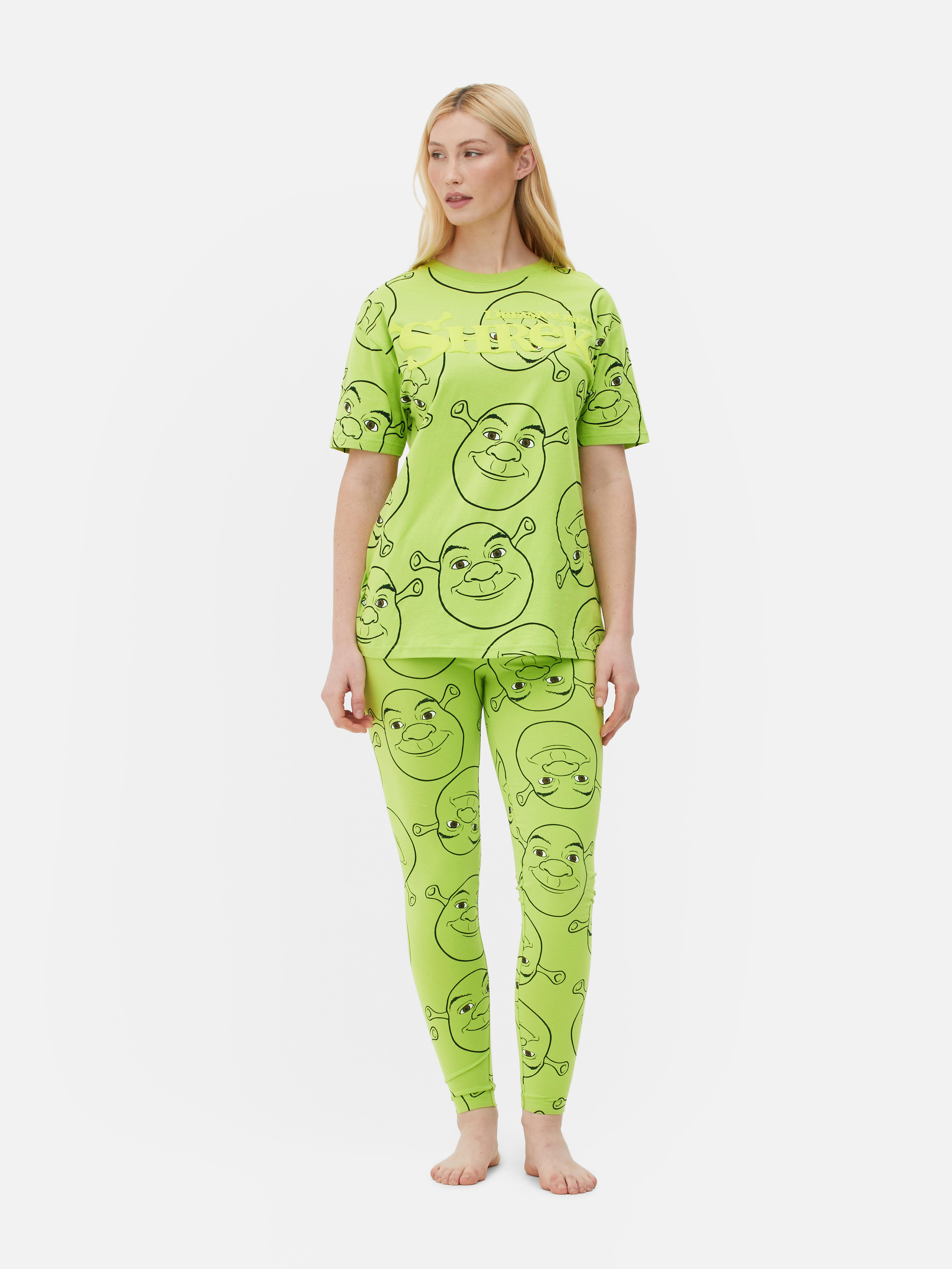 T-shirt pijama comprida Shrek