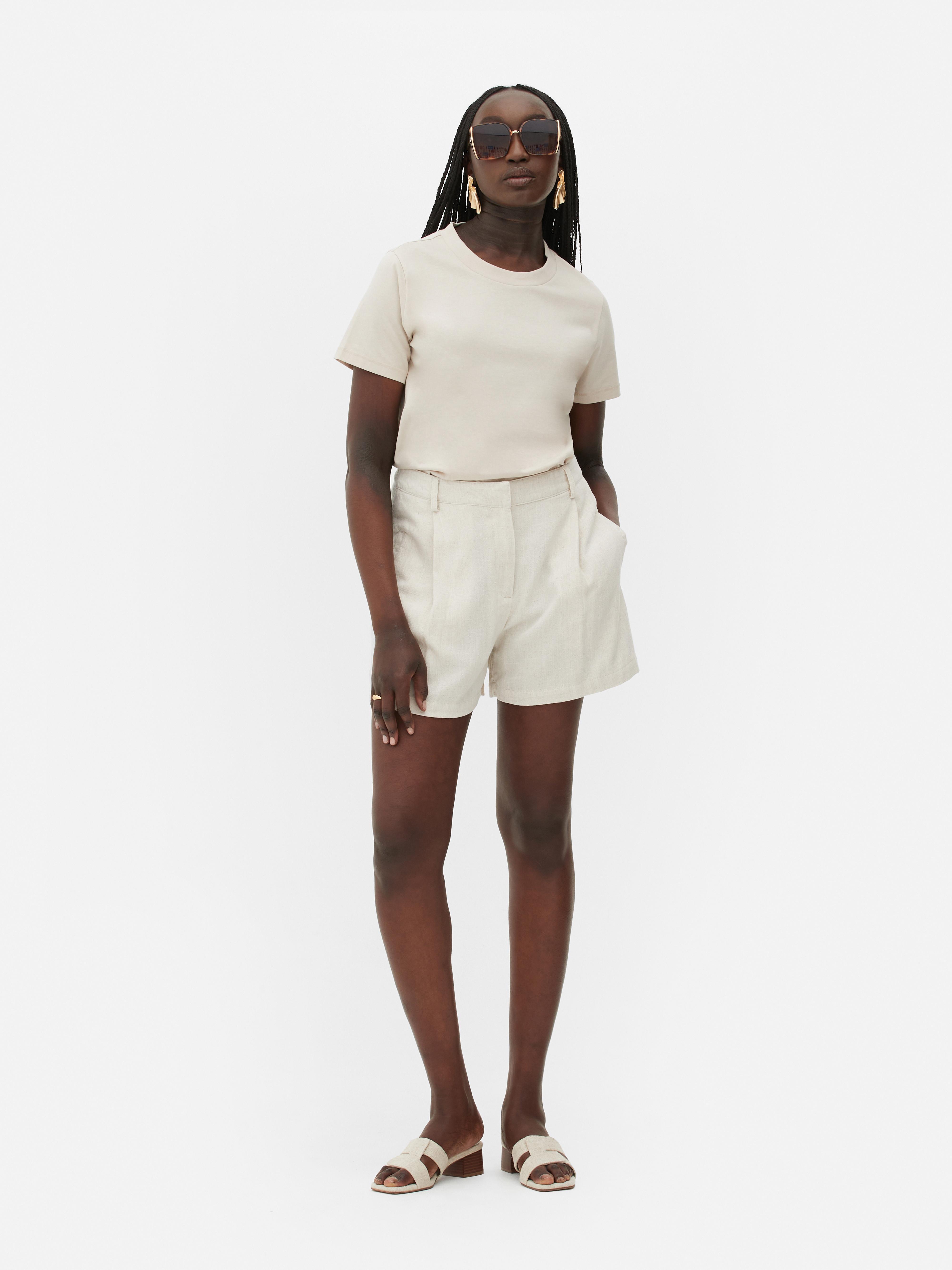Tailored High-Rise Shorts