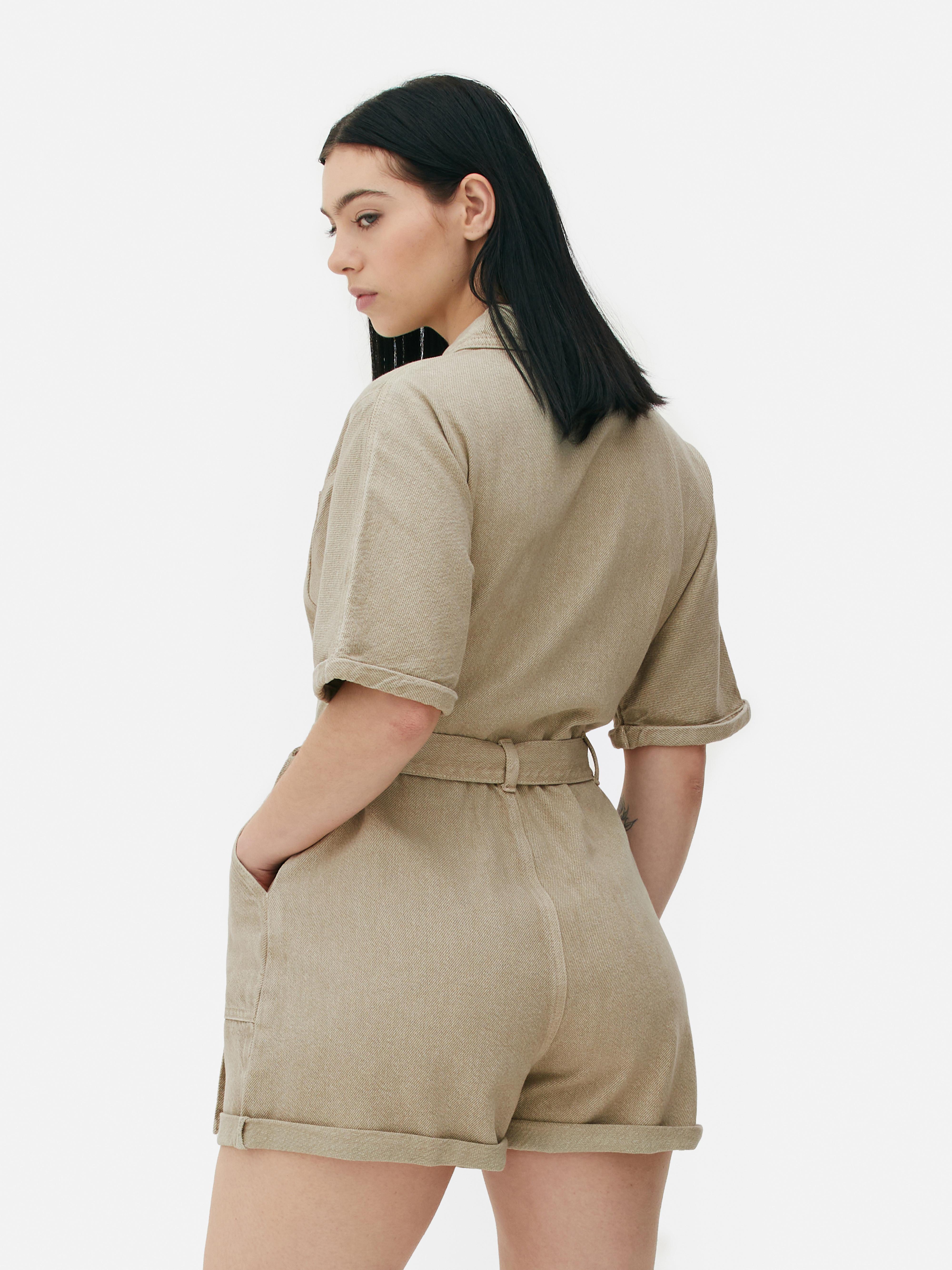 Primark store khaki jumpsuit