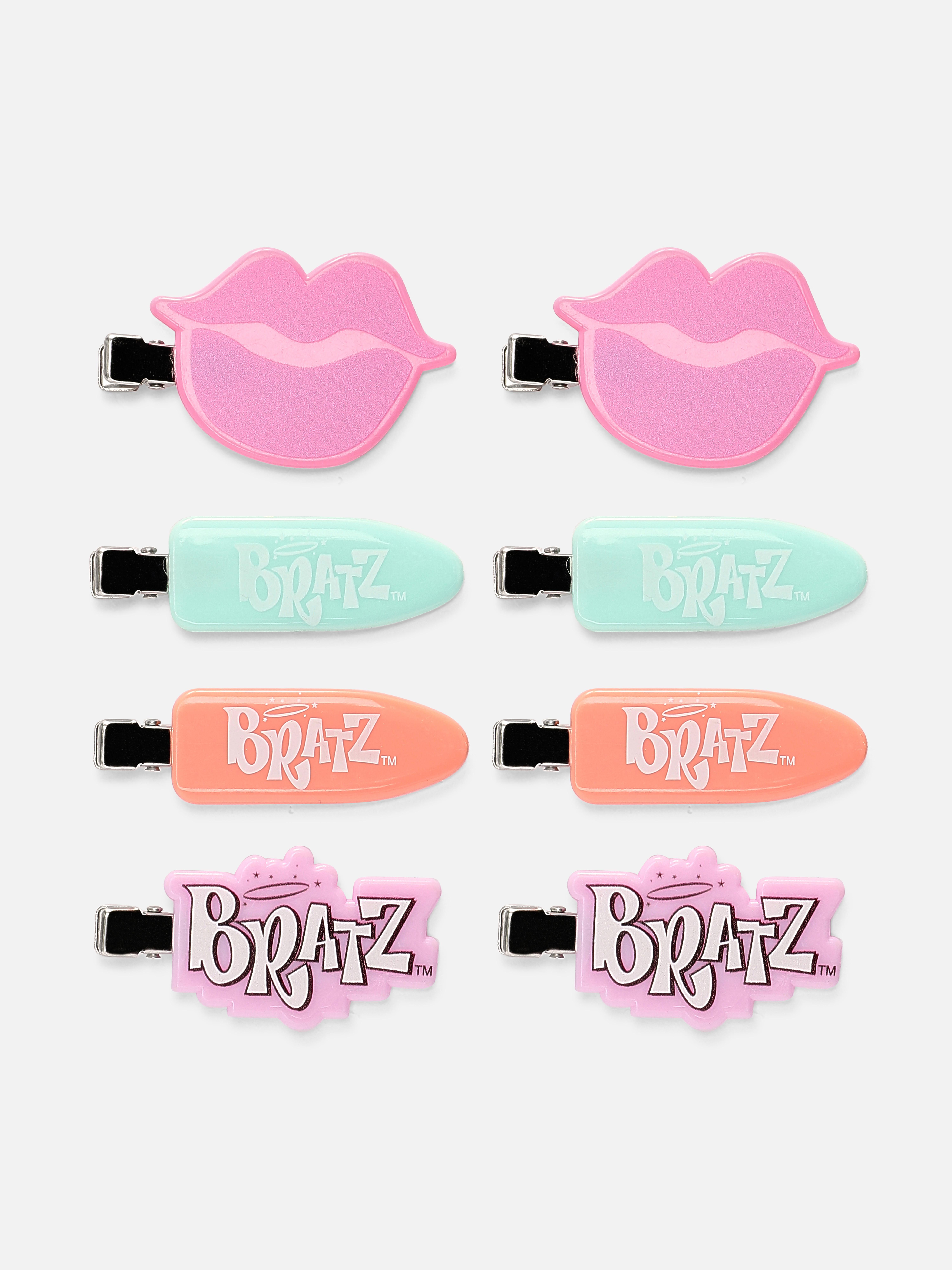 8Pack Bratz Creaseless Hair Clips Primark