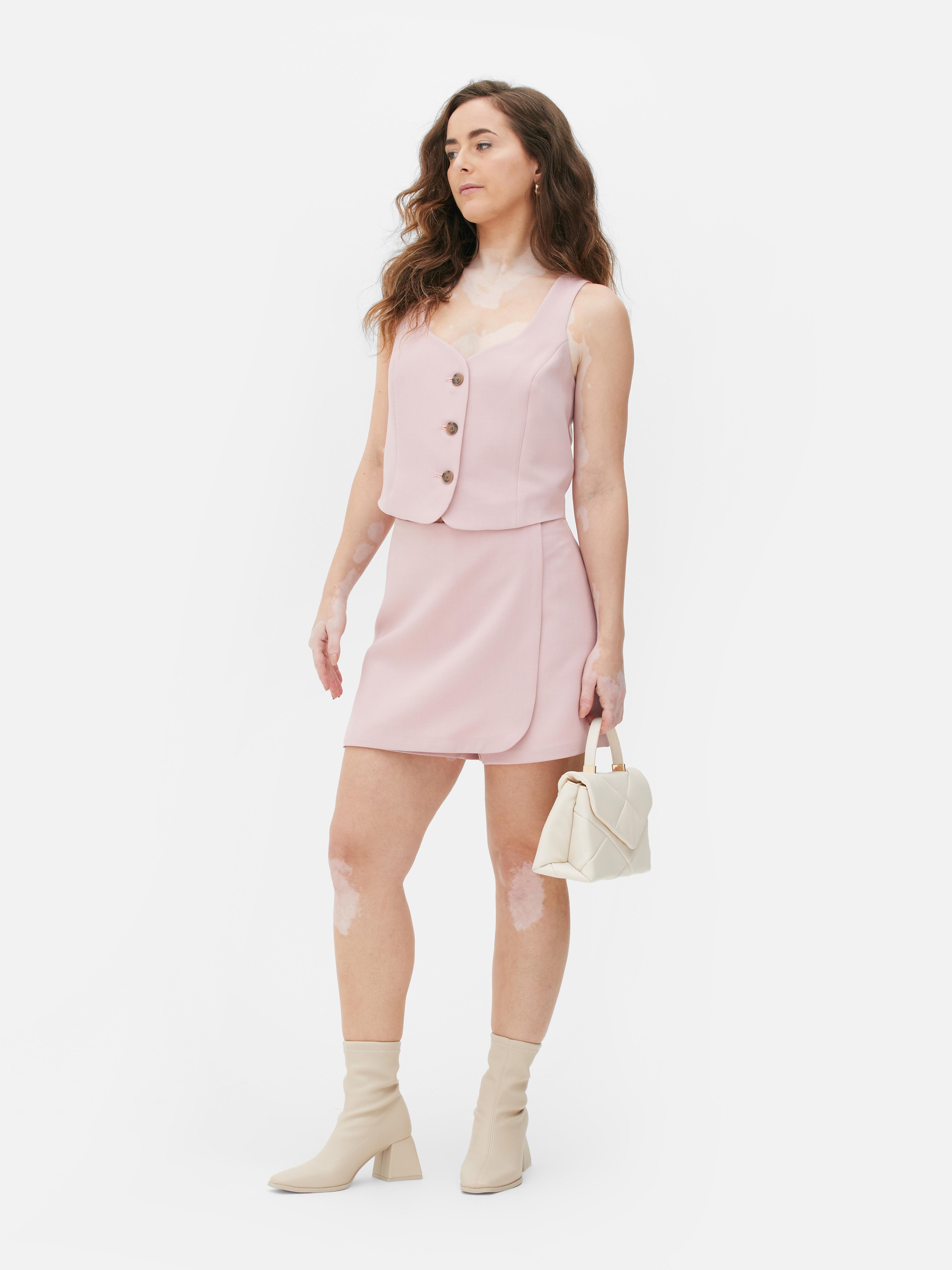 Falda tul midi ROSA BEBE