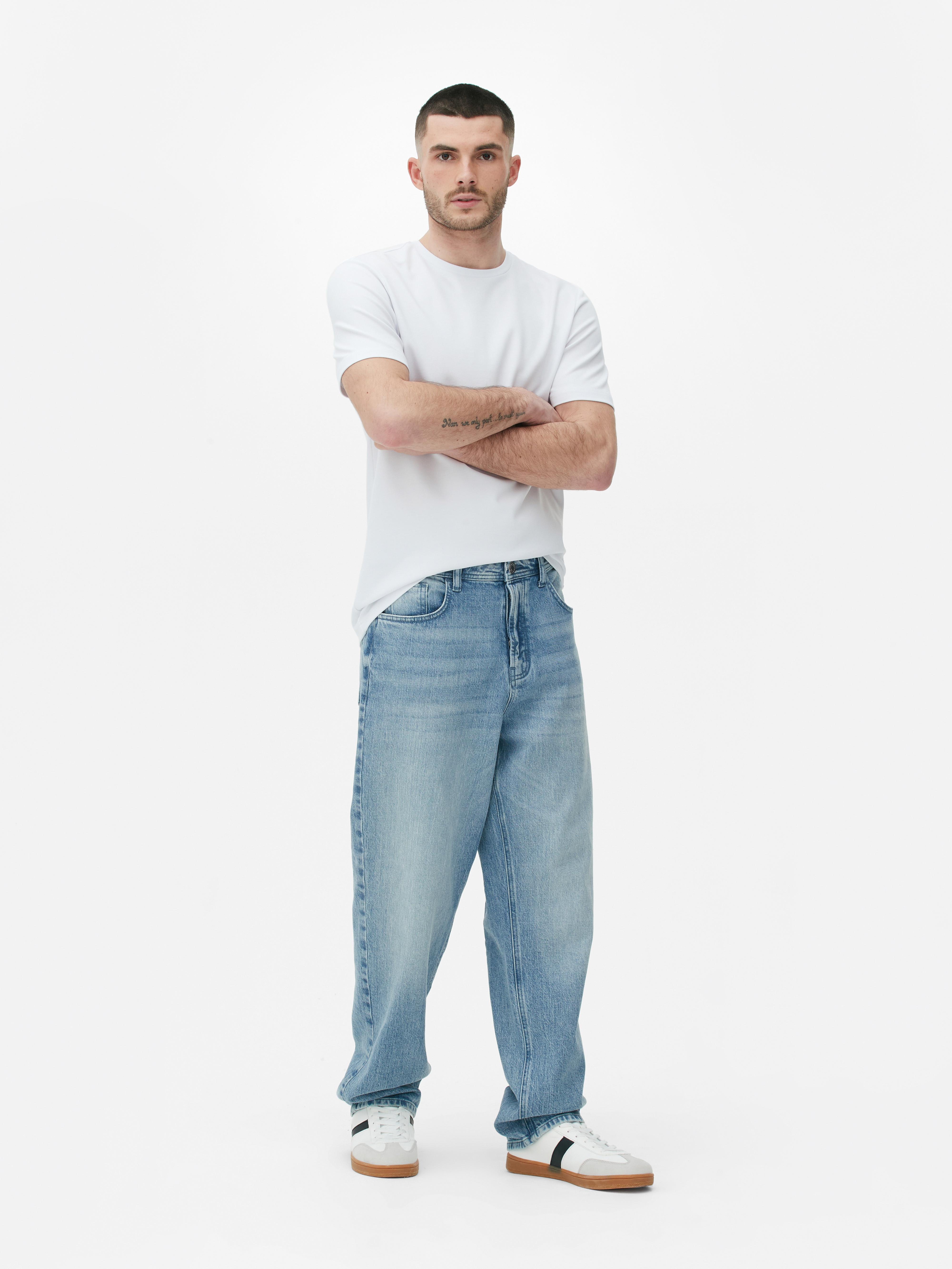 Denim-Jeans in lässiger Passform